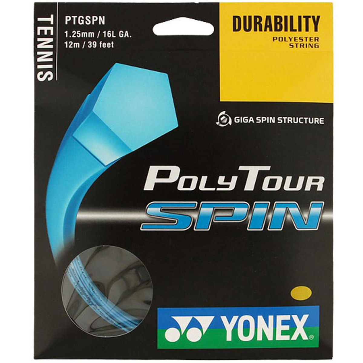 Yonex Poly Tour Spin Tennissaite 1,25 mm