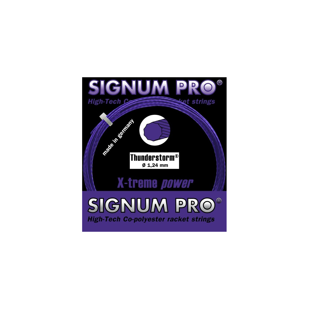 Signum Pro Thunderstorm Tennissaite 12 m