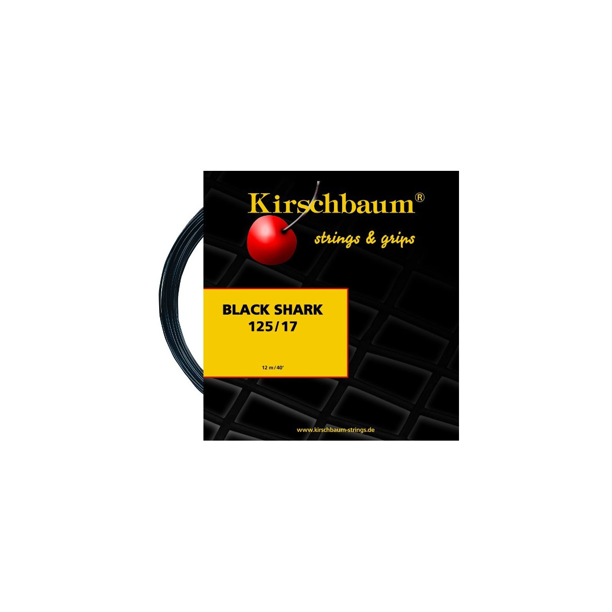 Kirschbaum Black Shark Tennissaite 12 m