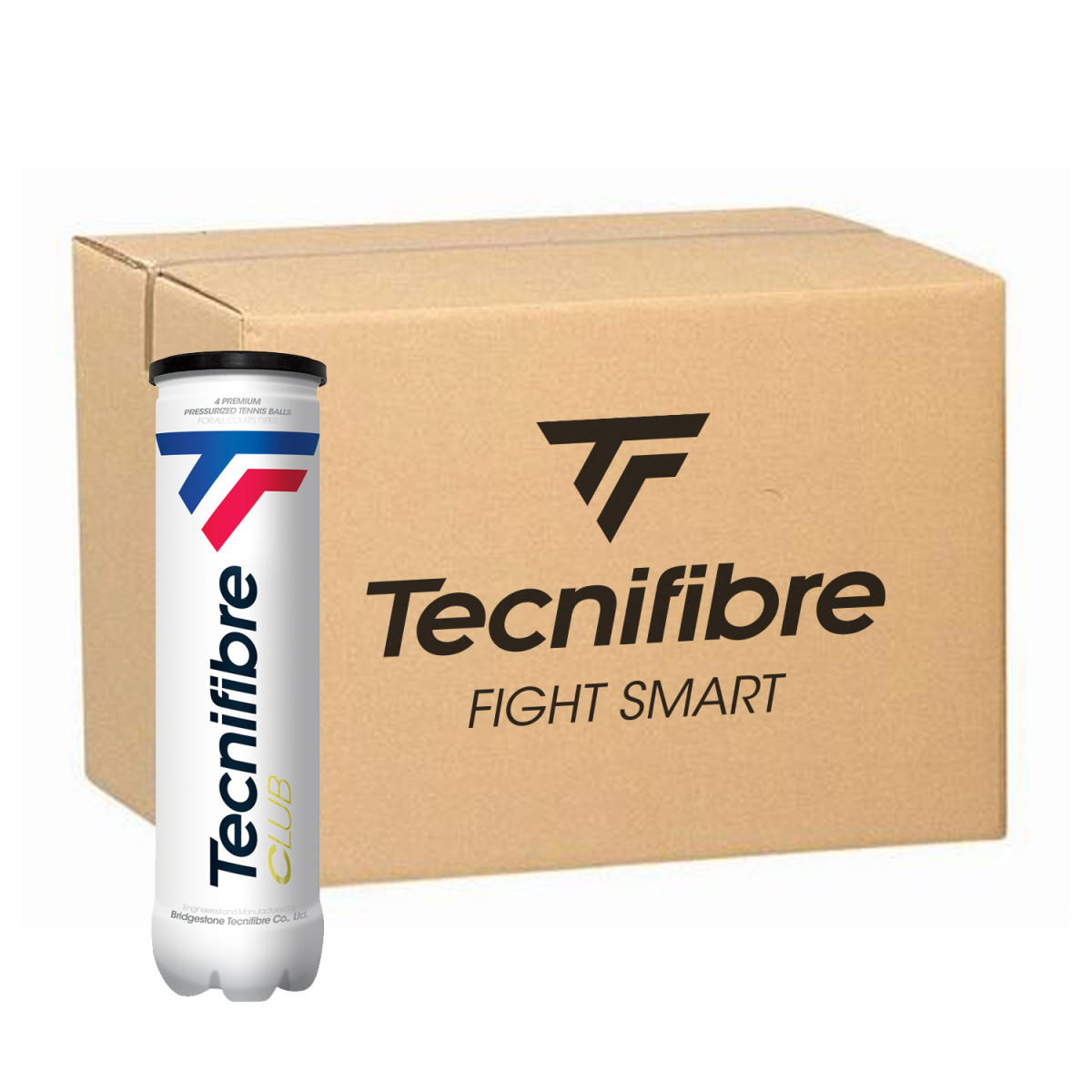 Tecnifibre CLUB Tennisb&auml;lle Karton (36 Dosen &agrave; 4 B&auml;lle)