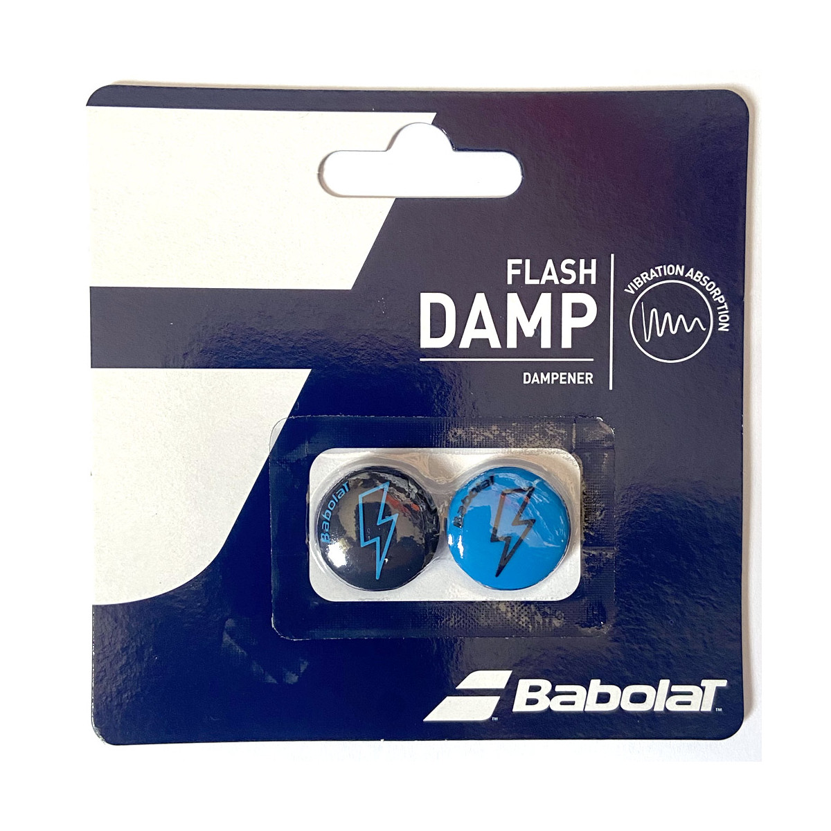 Babolat Flash Damp Vibrationsd&auml;mpfer Blau 2er-Pack