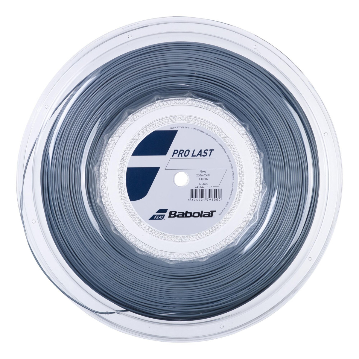 Babolat Pro Last Saitenrolle Grau 200 m