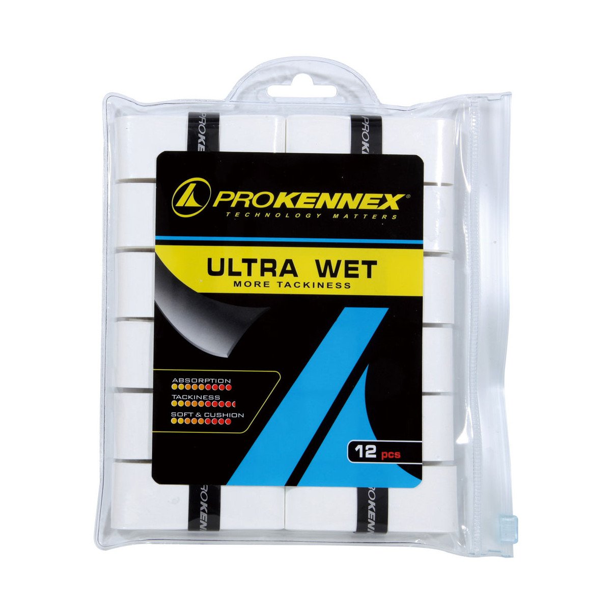 Pro Kennex Ultra Wet Overgrip Wei&szlig; 12er-Pack
