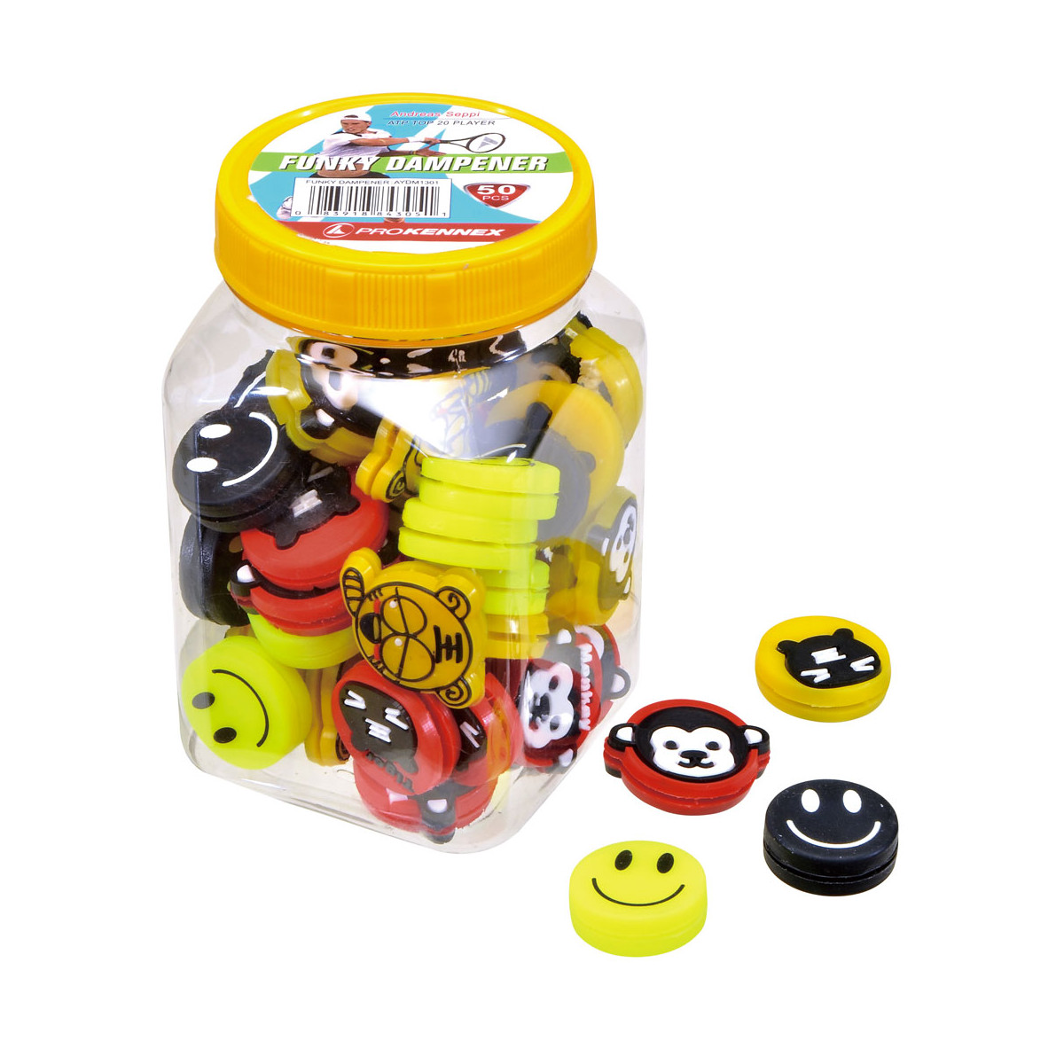 Pro Kennex Funky Damp Vibrationsd&auml;mpfer 50er-Pack