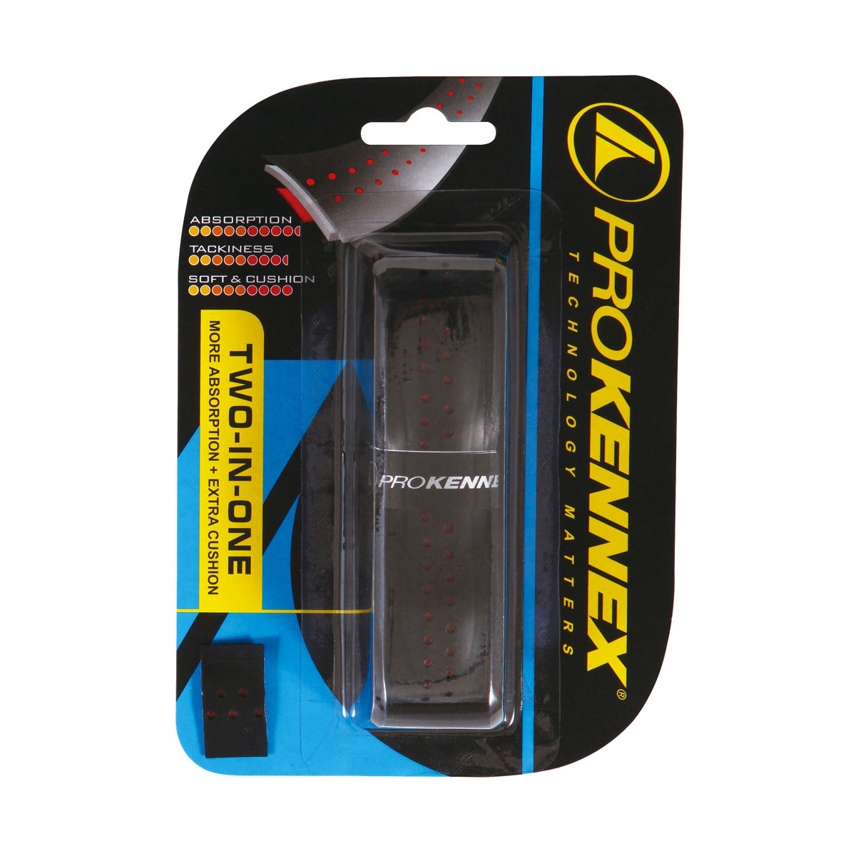 Pro Kennex Two In One Basisgriffband Schwarz