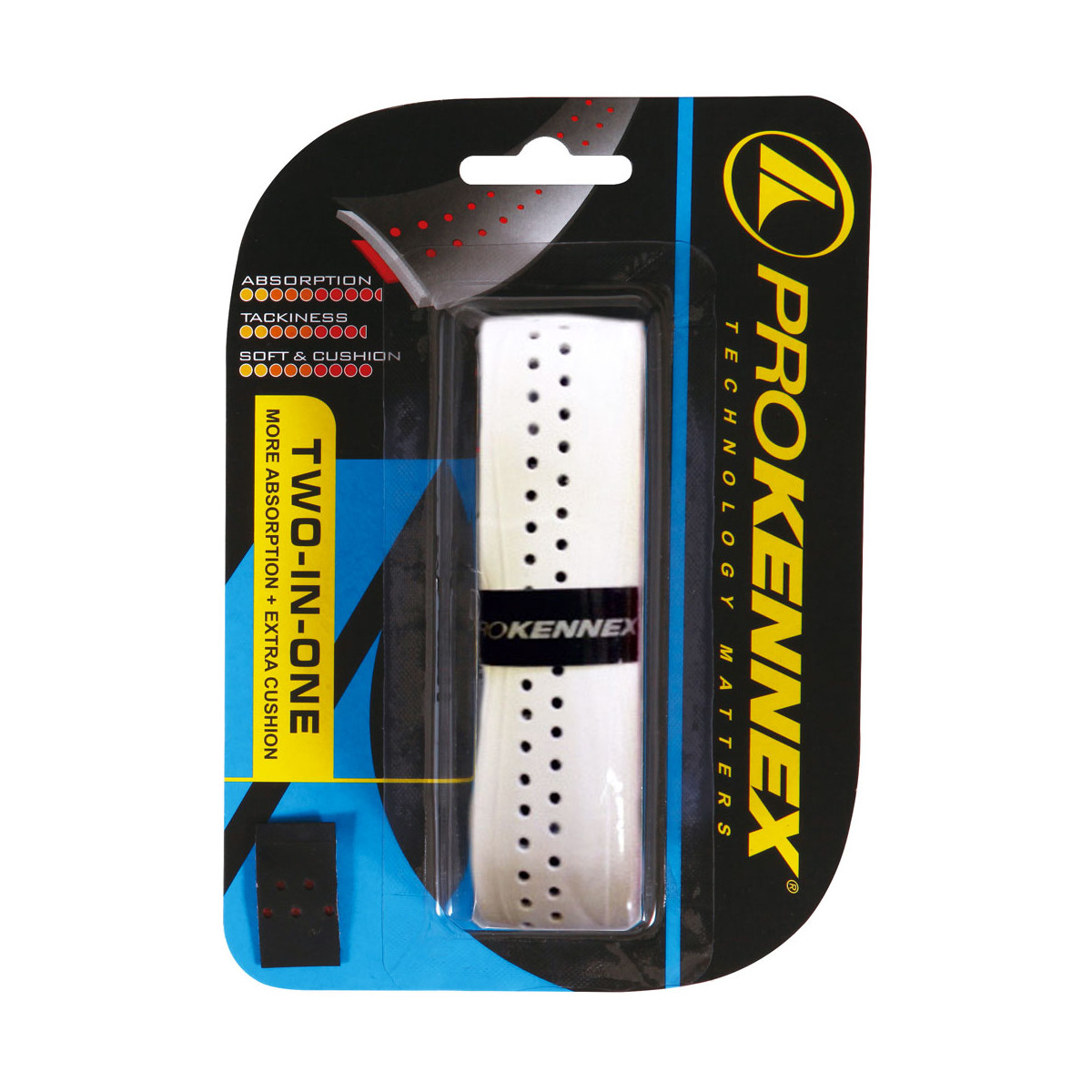 Pro Kennex Two In One Basisgriffband Wei&szlig;