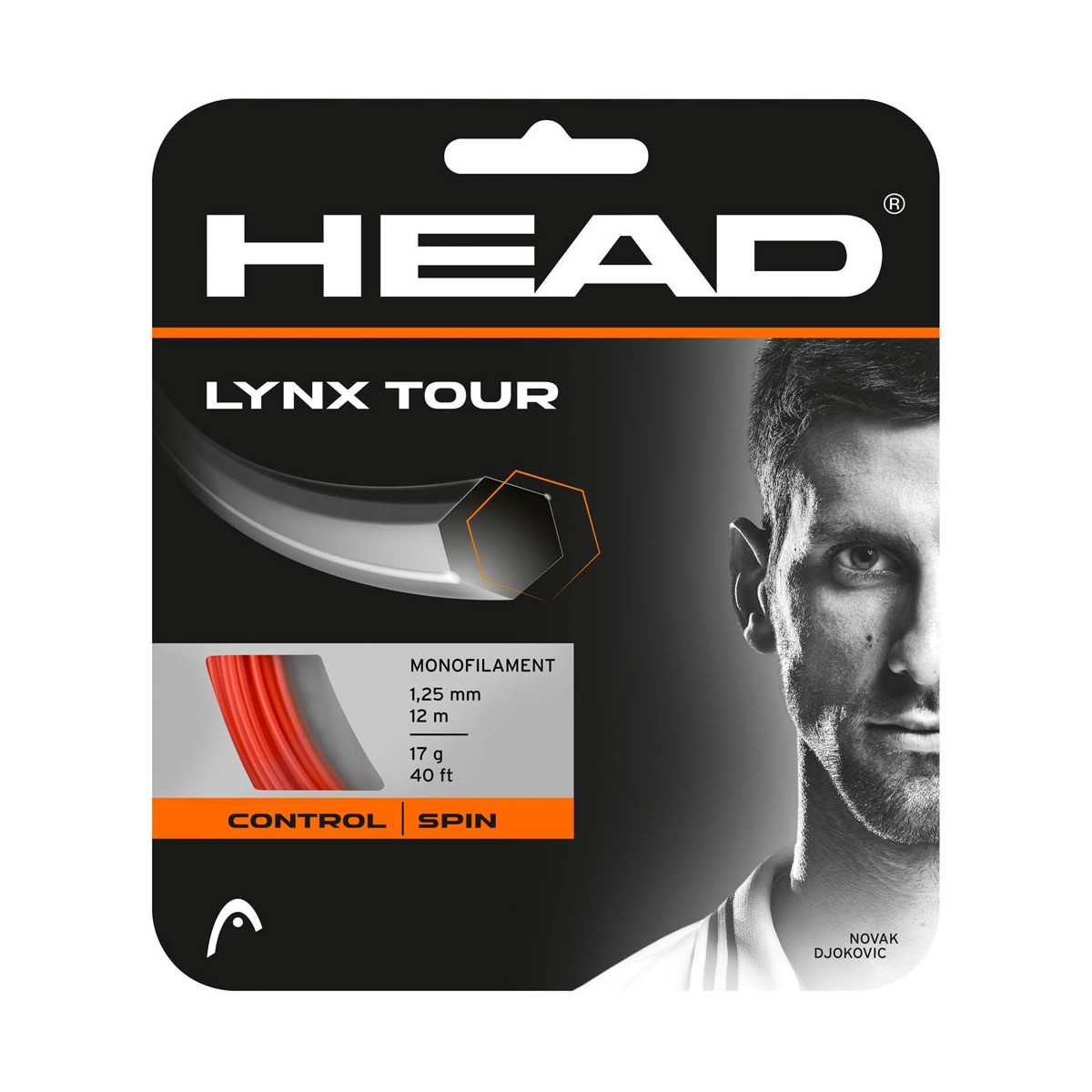 Head Lynx Tour Tennissaite Orange 12 m