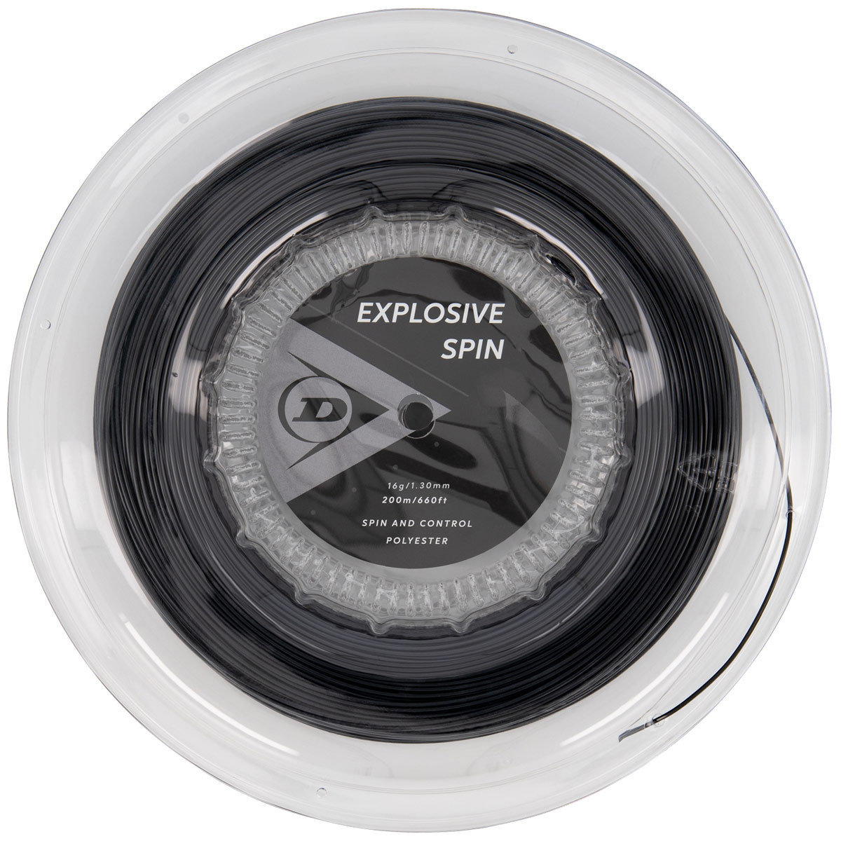 Dunlop Explosive Spin Saitenrolle Schwarz 200 m