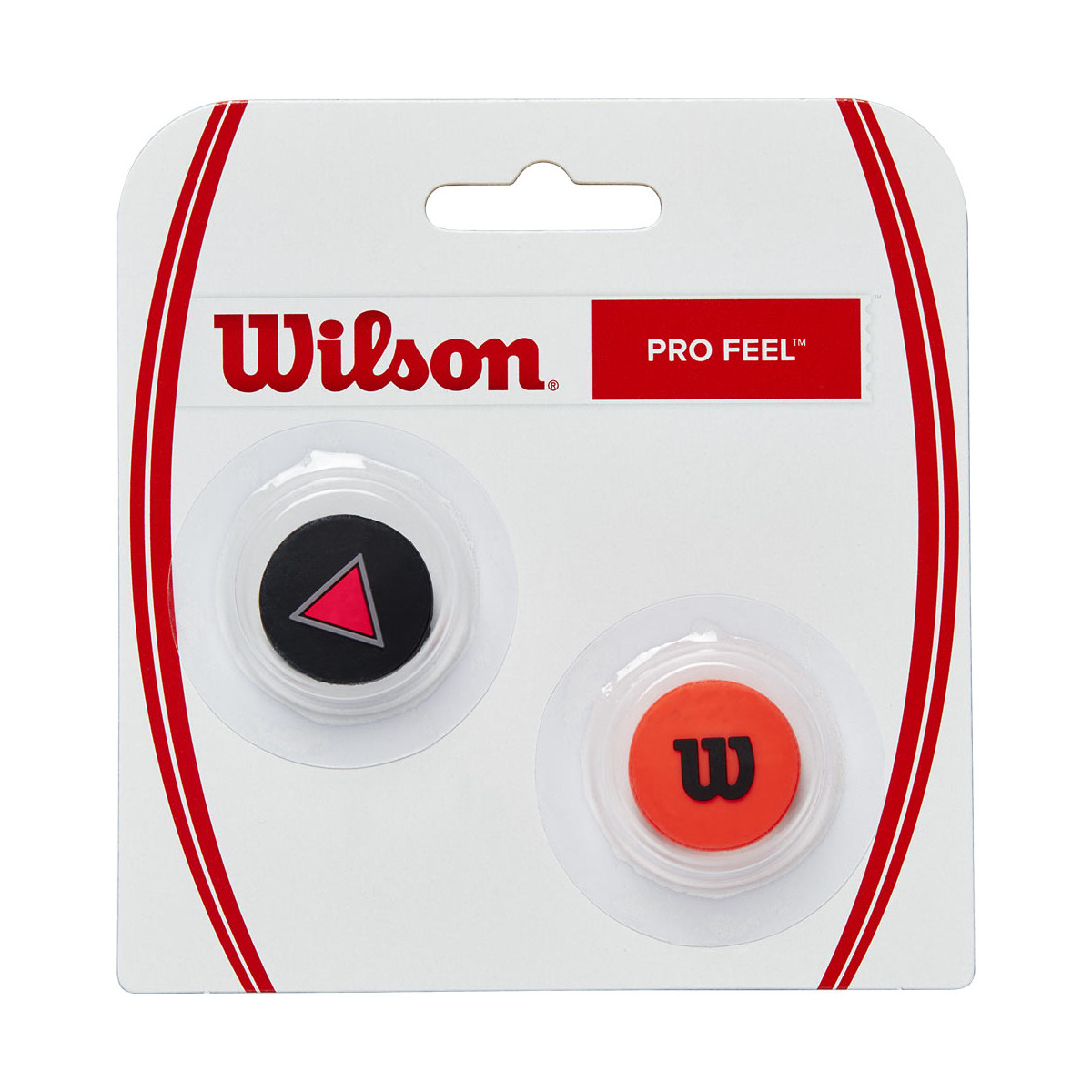 Wilson Pro Feel Vibrationsd&auml;mpfer Grau / Rot 2er-Pack
