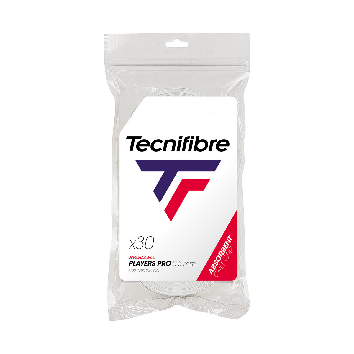 Tecnifibre Players Pro Overgrip Wei&szlig; 30er-Pack