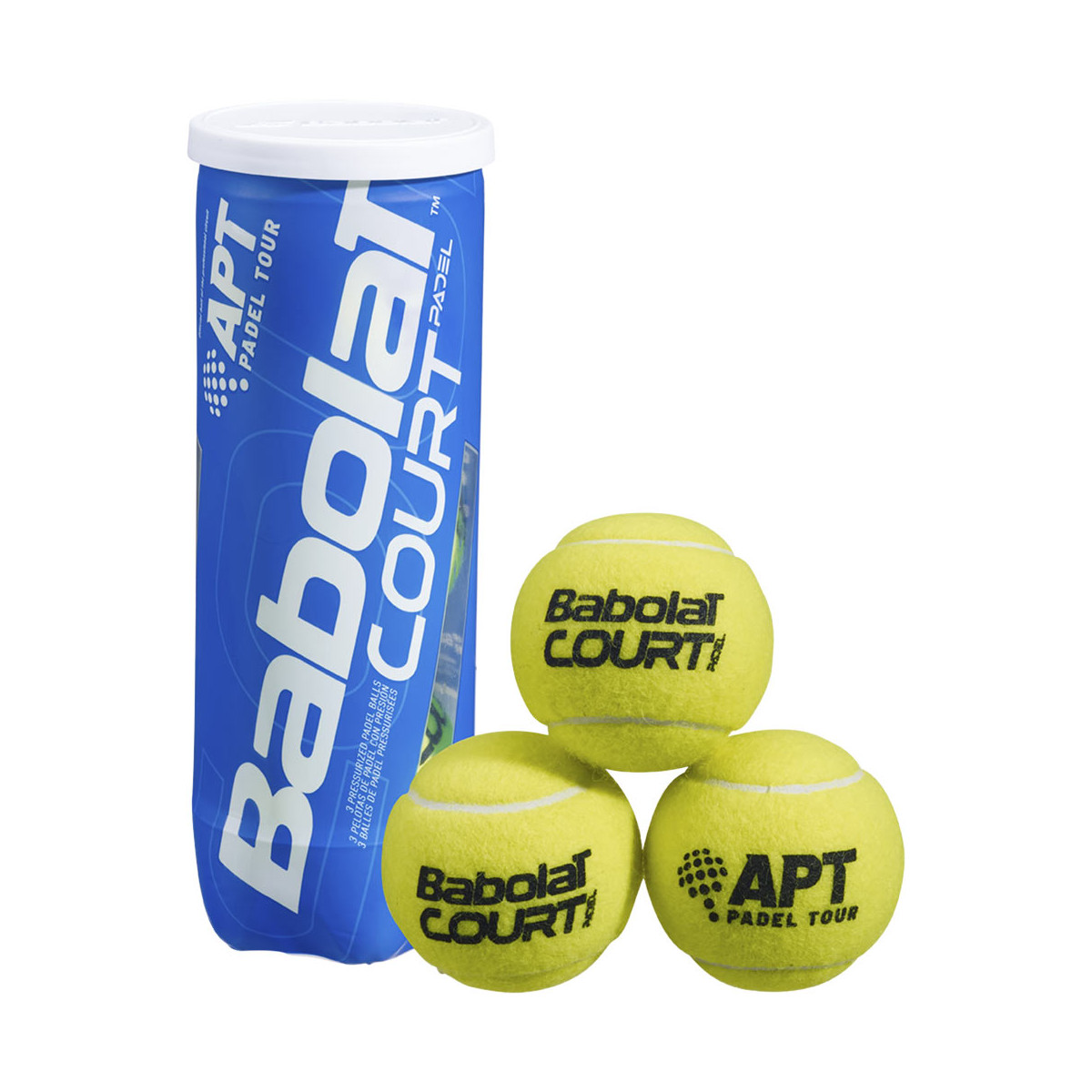 Babolat Court Padelb&auml;lle Karton (24 Dosen &agrave; 3 B&auml;lle)