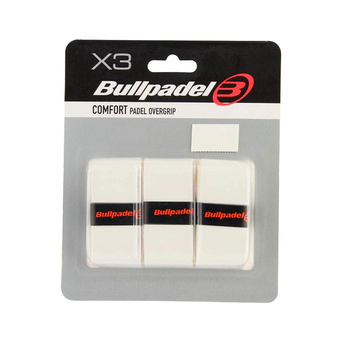 Bullpadel Comfort Overgrip Wei&szlig; 3er-Pack