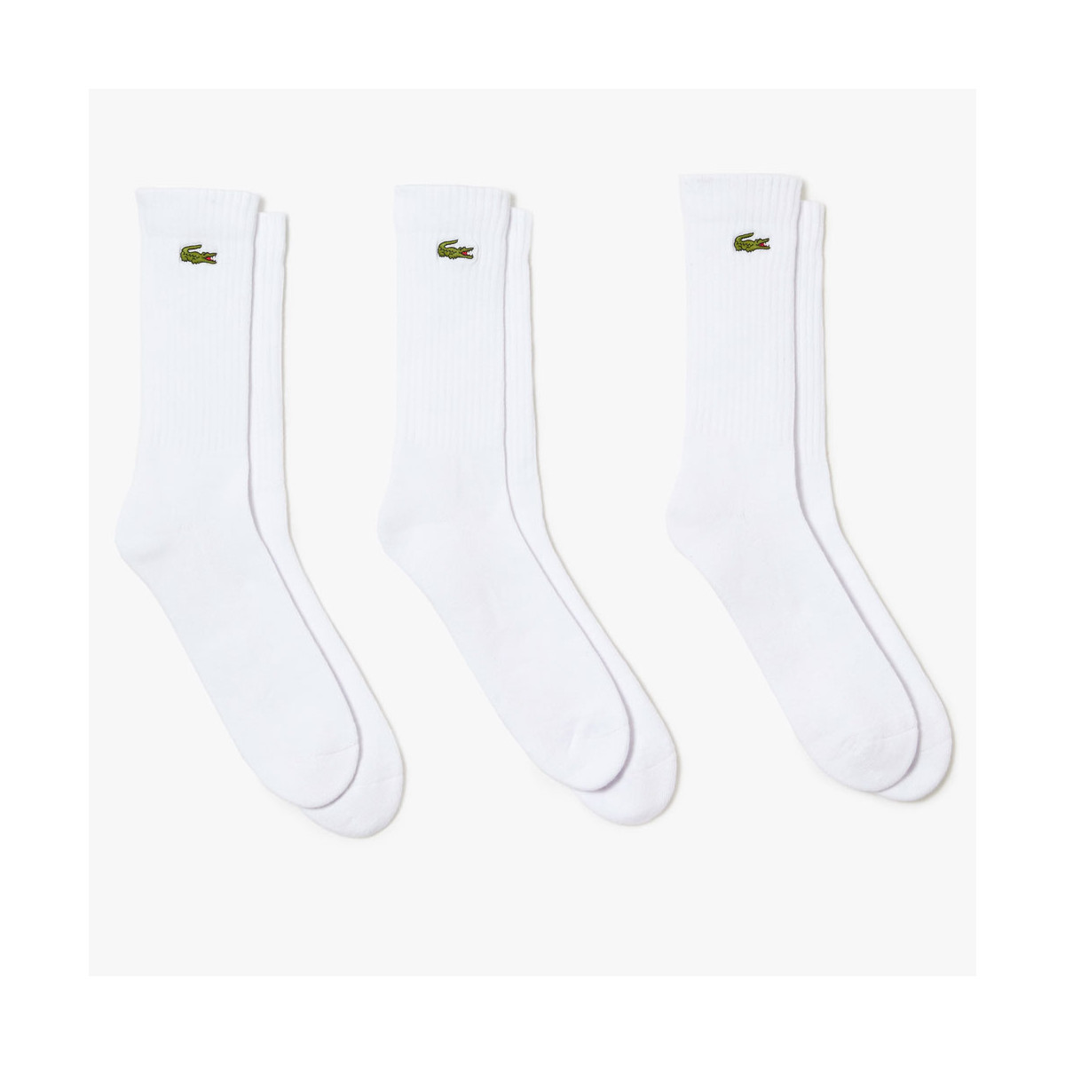 Lacoste Sport Socken Wei&szlig; 3er-Pack