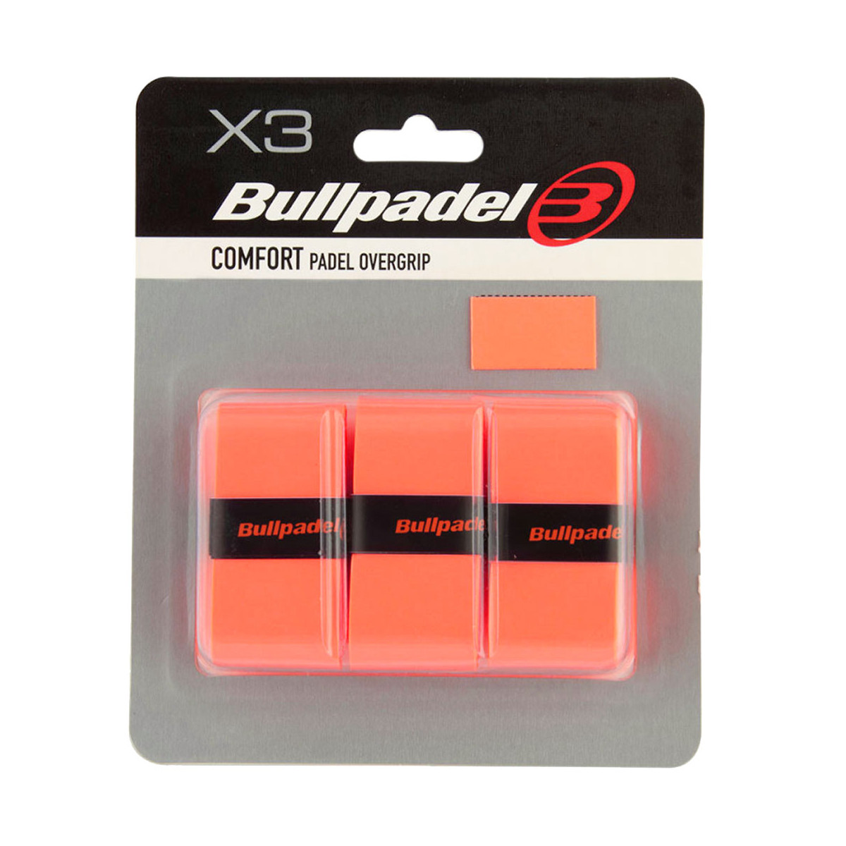 Bullpadel Comfort Overgrip Orange 3er-Pack