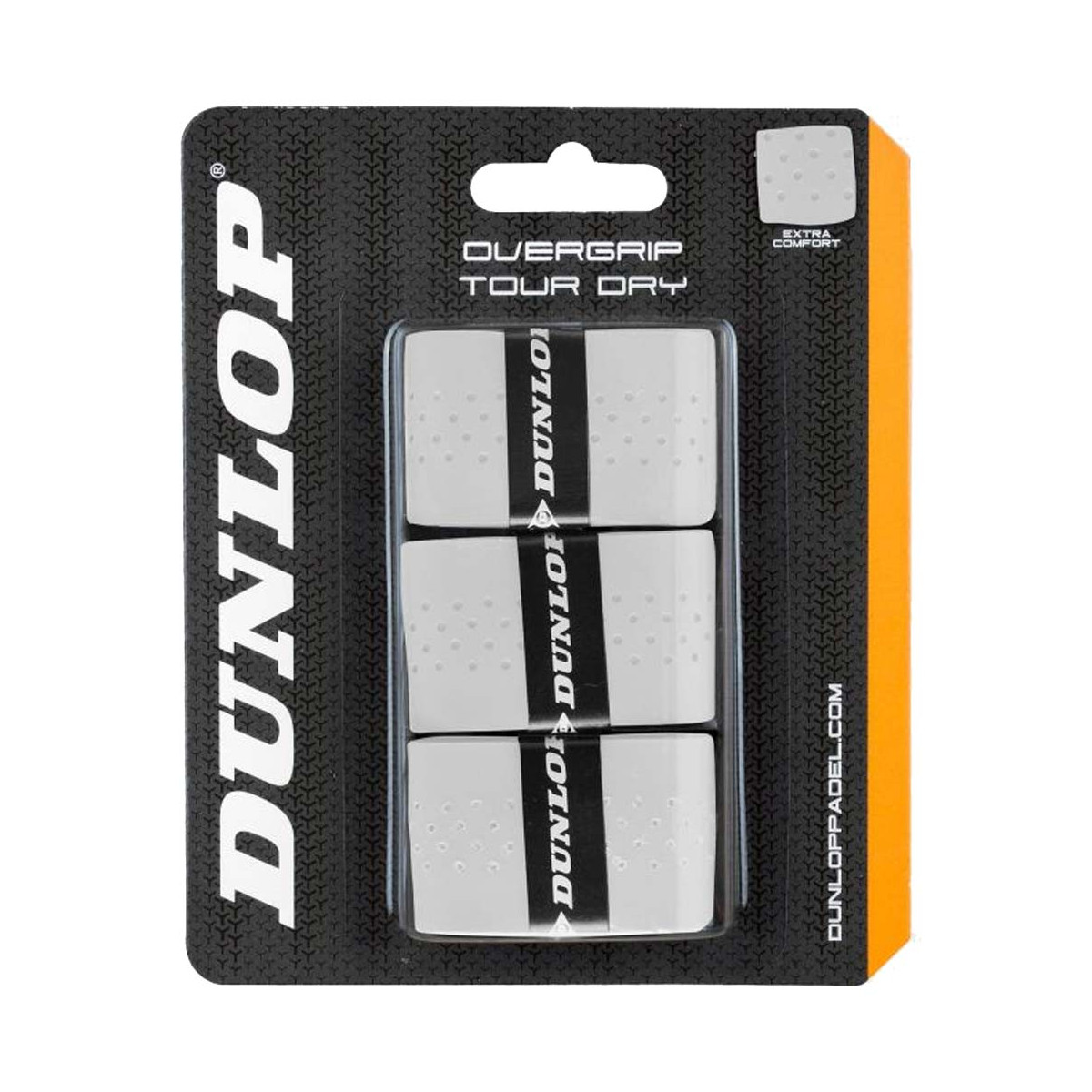 Dunlop Tour Dry Overgrip Wei&szlig; 3er-Pack