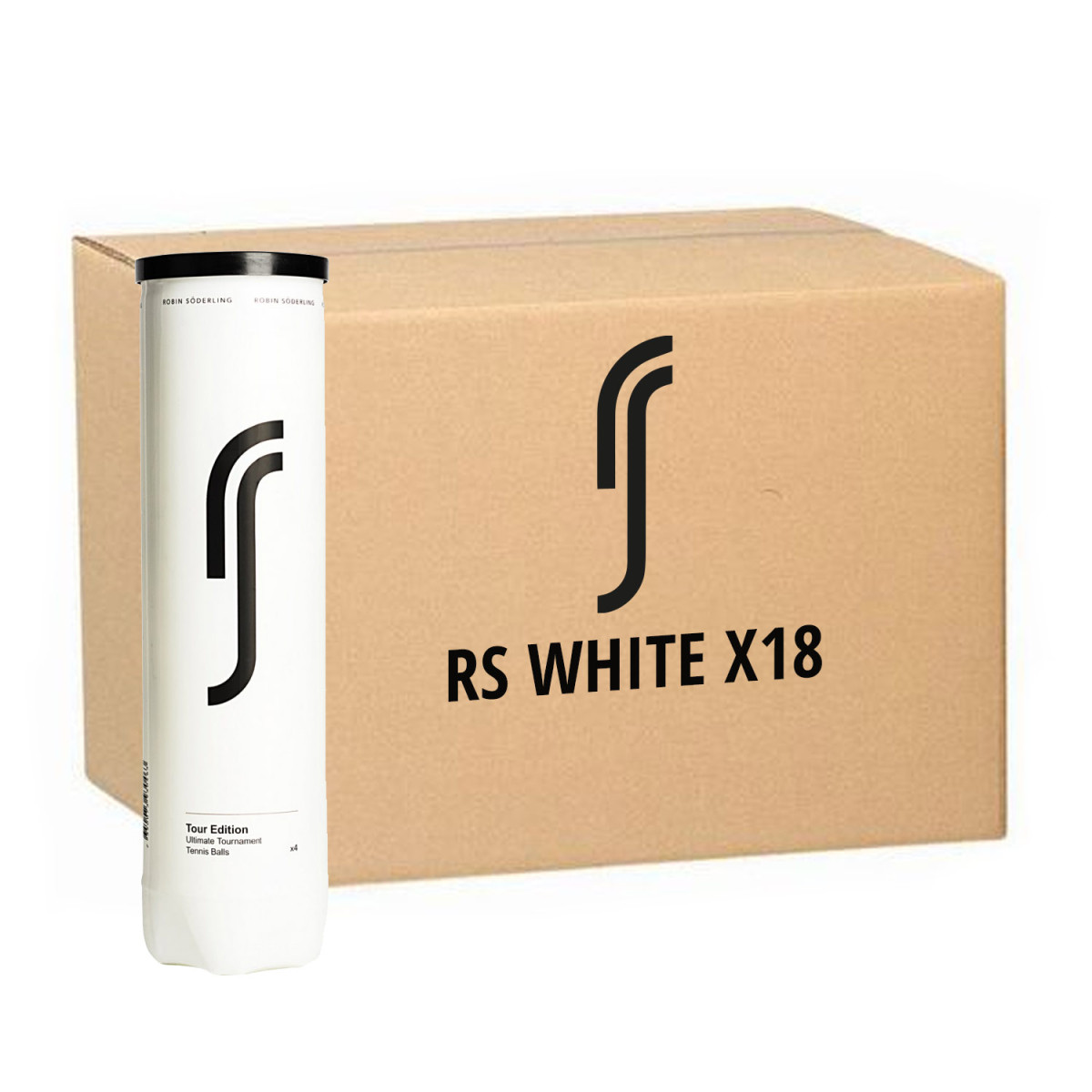 RS All Court White Edition Tennisb&auml;lle Karton (18 Dosen)