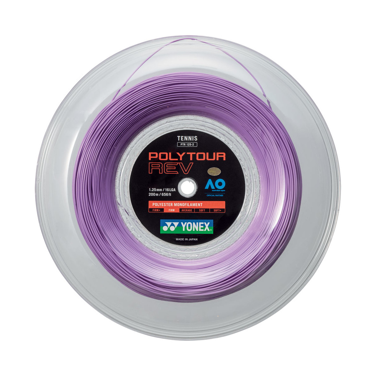 Yonex Poly Tour Rev Saitenrolle Violett 200 m