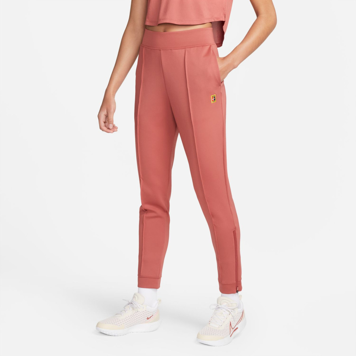 Nike Court Dri-Fit Hose Damen Lachs