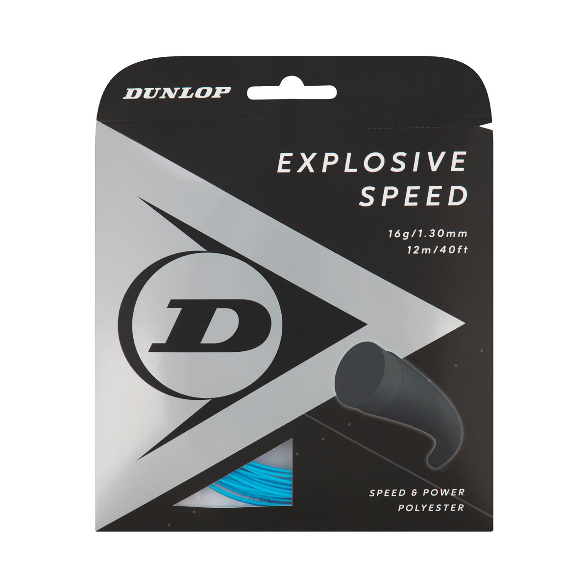 Dunlop Explosive Speed Tennissaite Blau 12 m