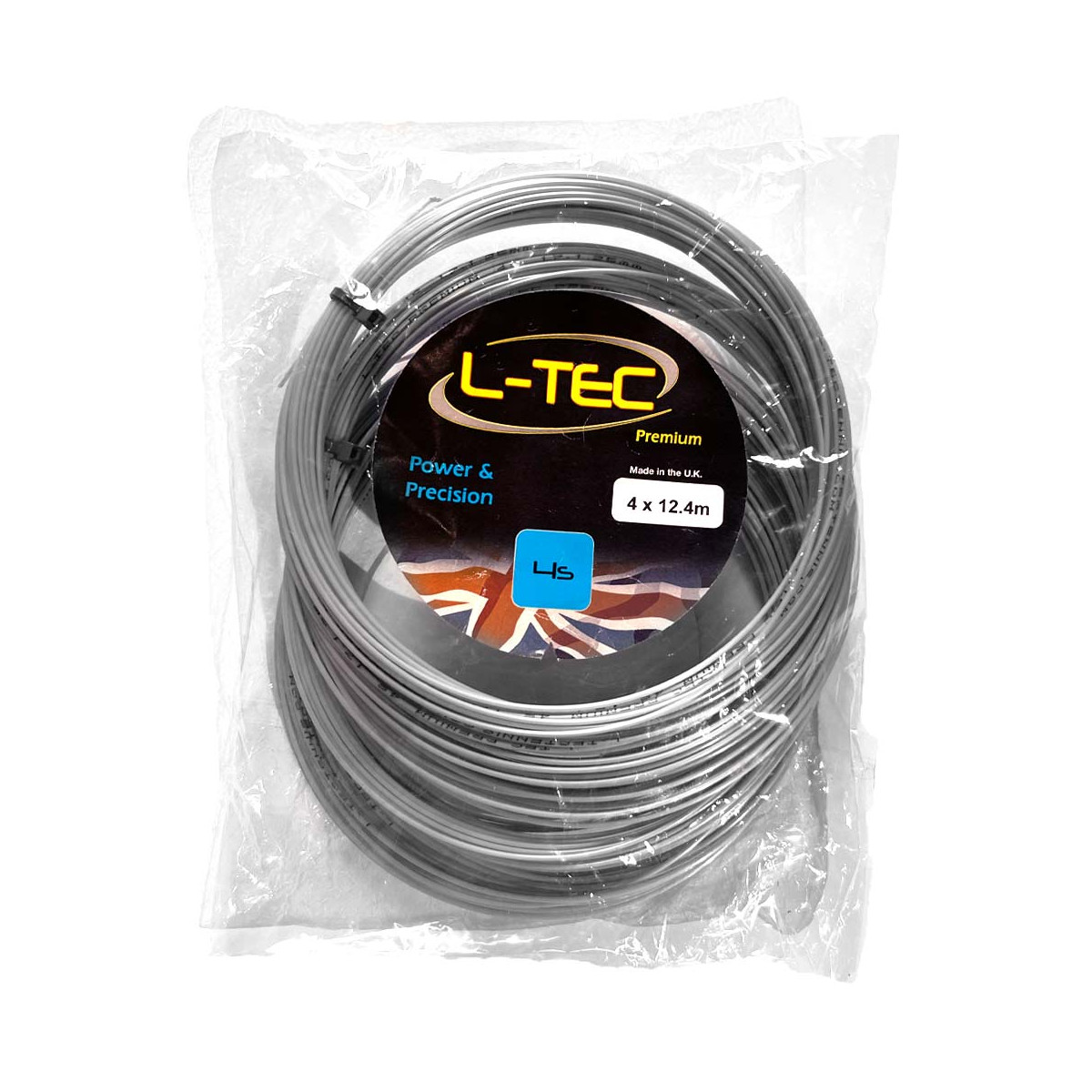 L-Tec 4S Tennissaite Grau 4 x 12 m