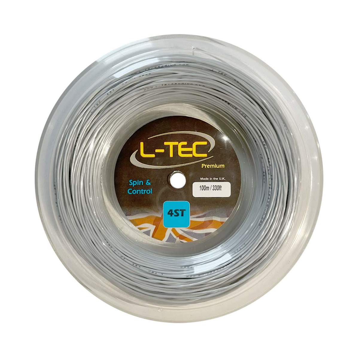 L-Tec 4ST Saitenrolle Grau 100 m