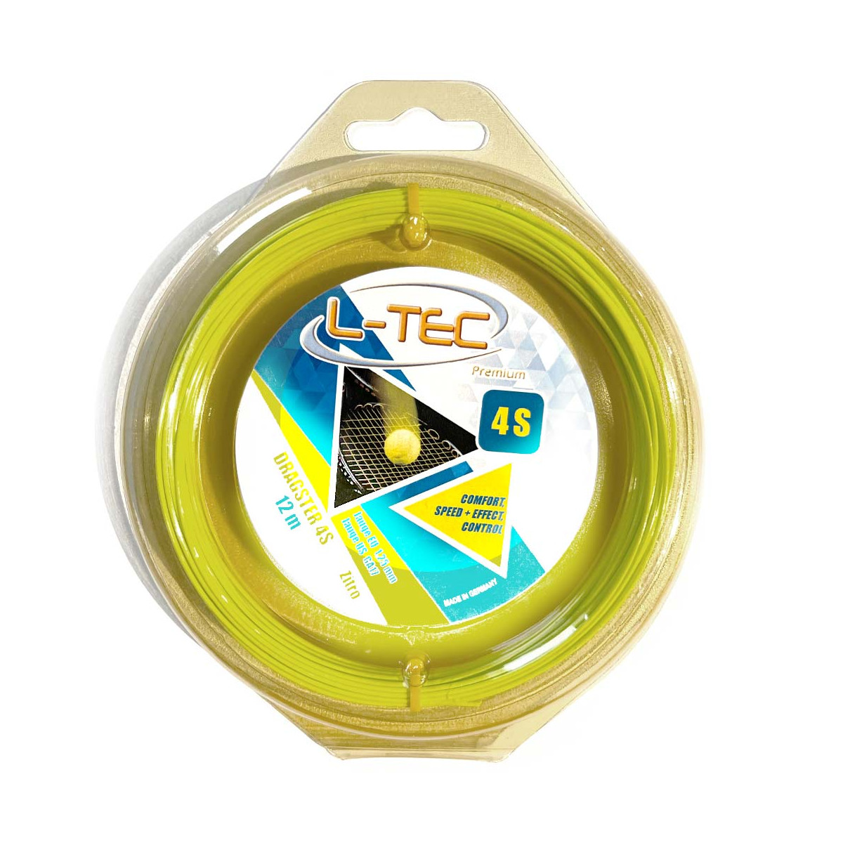 L-Tec 4S Tennissaite Gelb 12 m