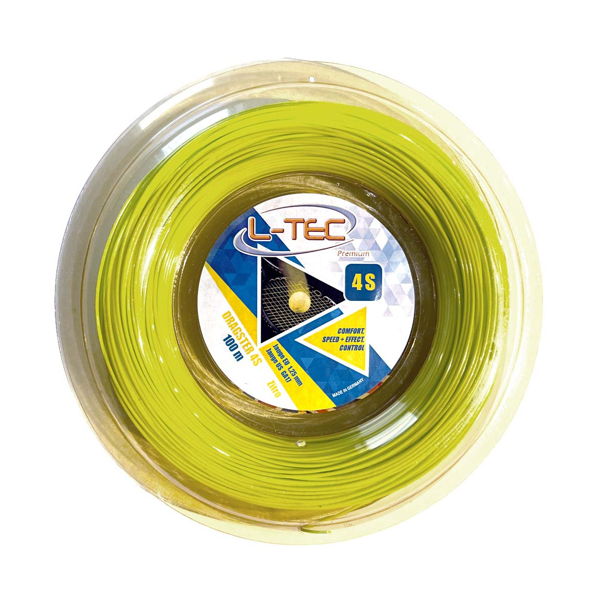 L-Tec 4S Saitenrolle Gelb 100 m