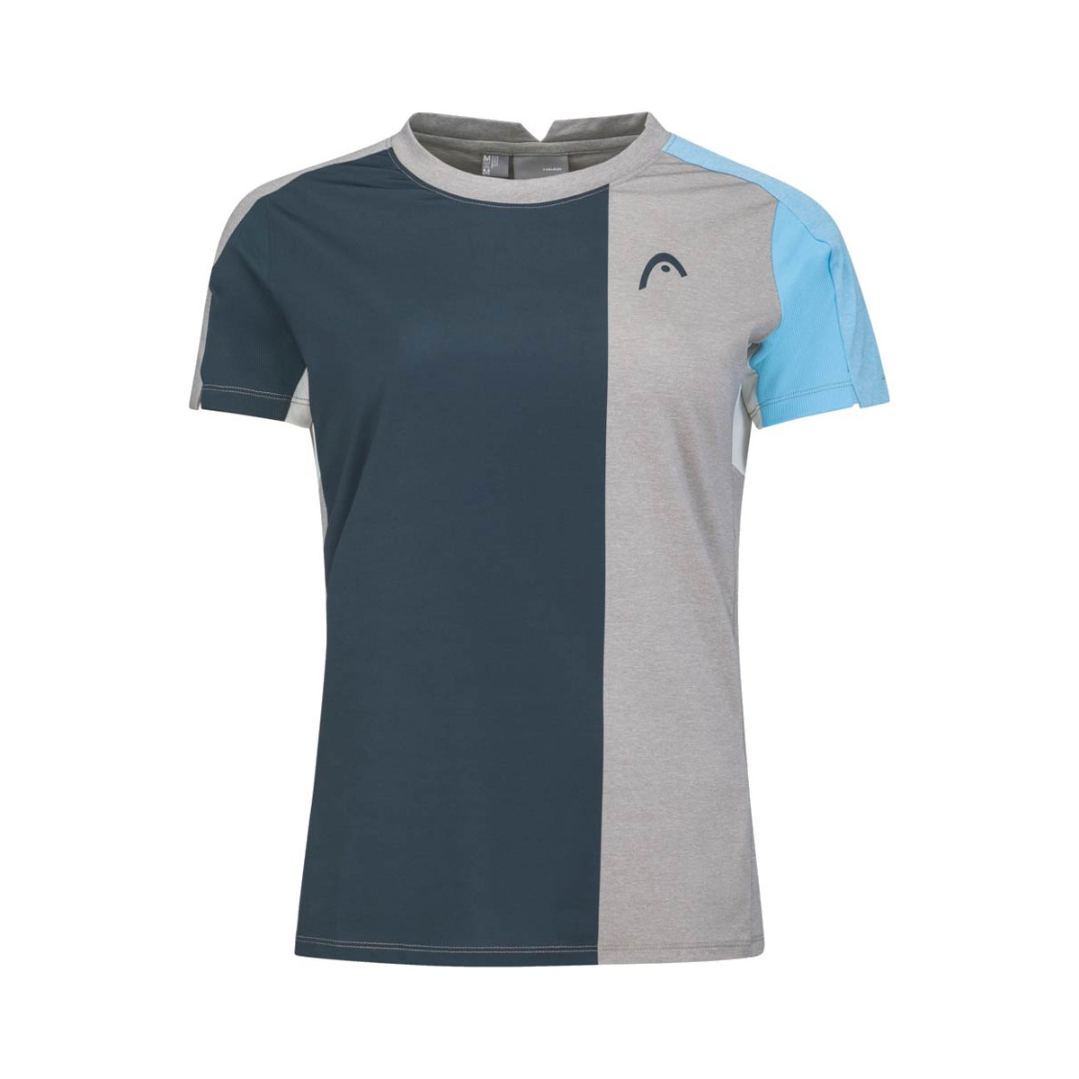 Head Padel Tech T-Shirt Damen Grau / Marineblau