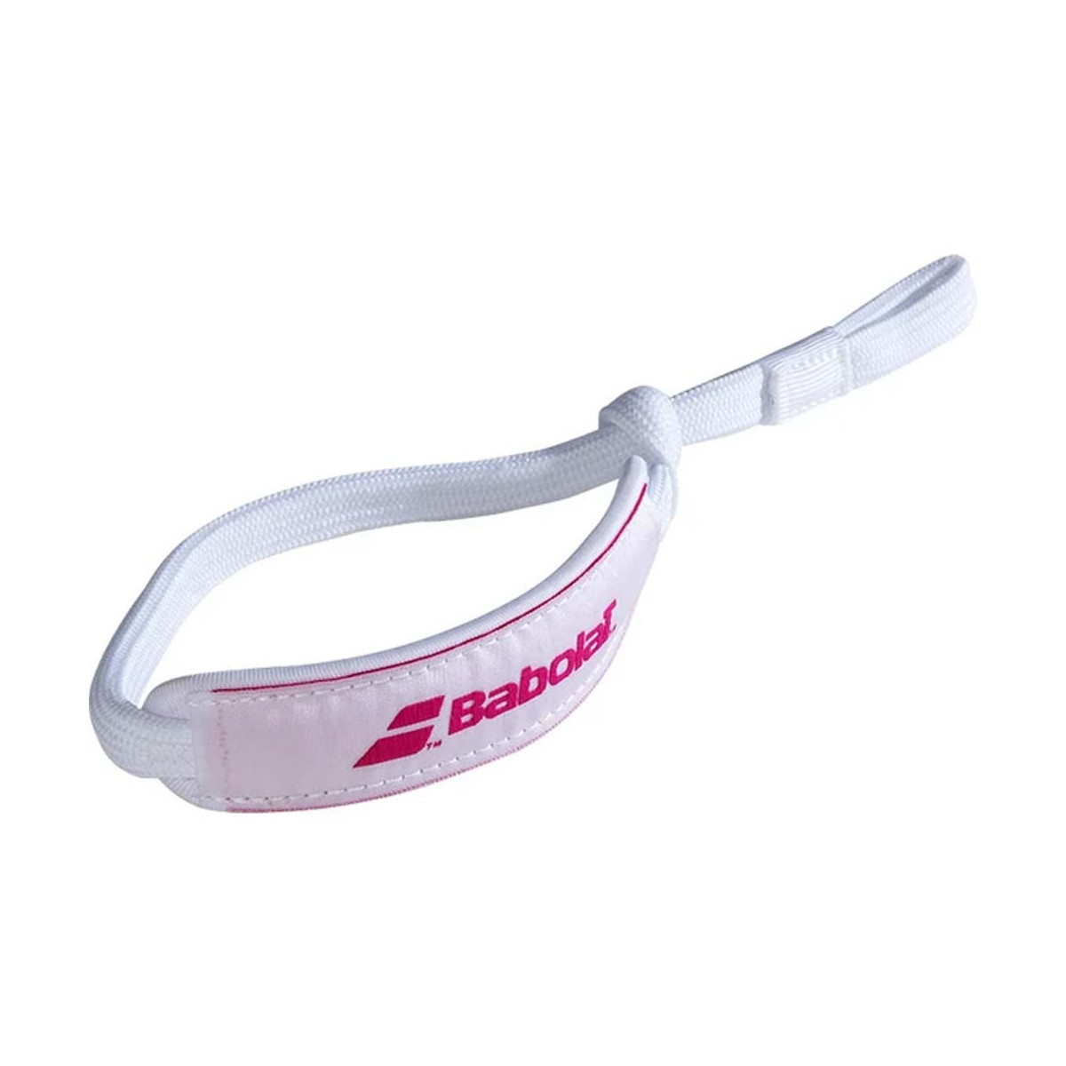 Babolat Handgelenkschlaufe Wei&szlig; / Rosa