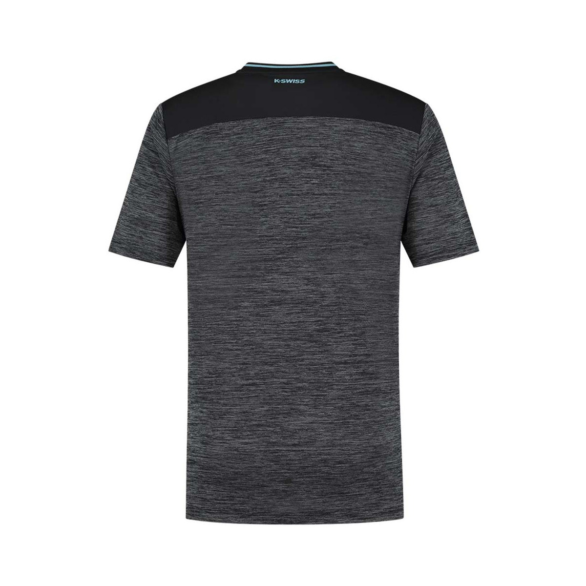 K-Swiss Hypercourt T-Shirt Melange Schwarz