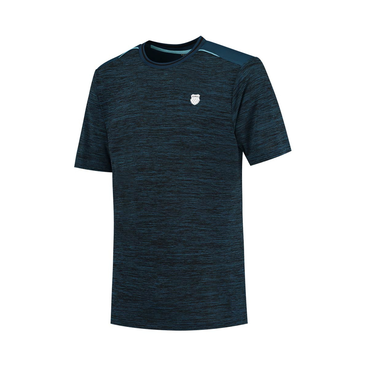 K-Swiss Hypercourt T-Shirt Melange Blau
