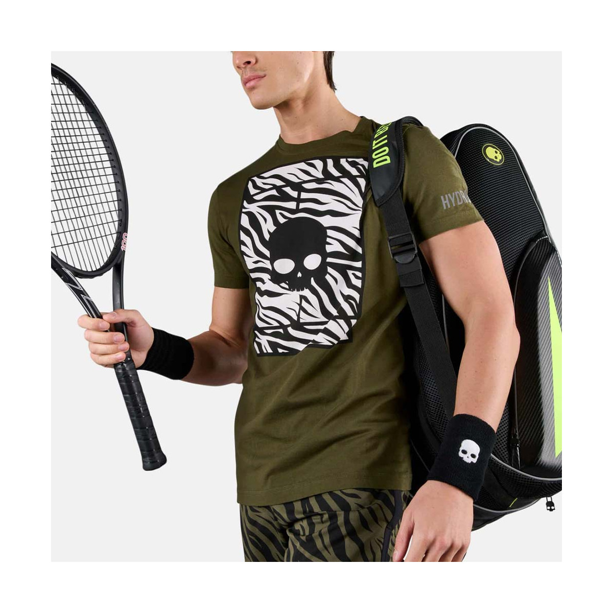Hydrogen Tennis Court T-Shirt Gr&uuml;n / Wei&szlig;
