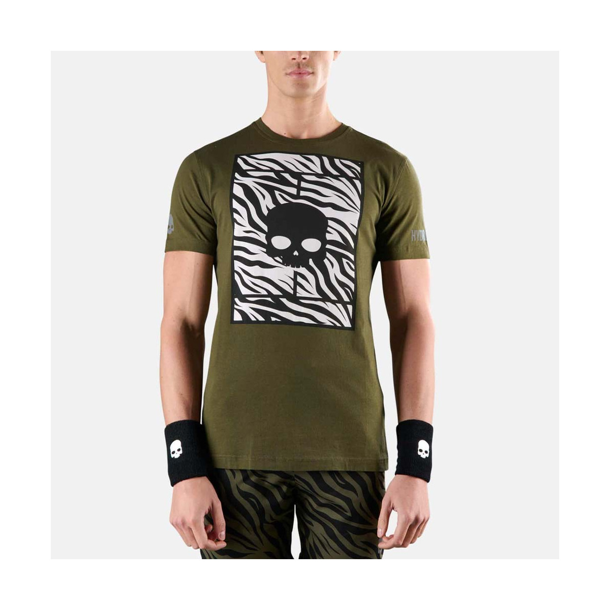 Hydrogen Tennis Court T-Shirt Gr&uuml;n / Wei&szlig;