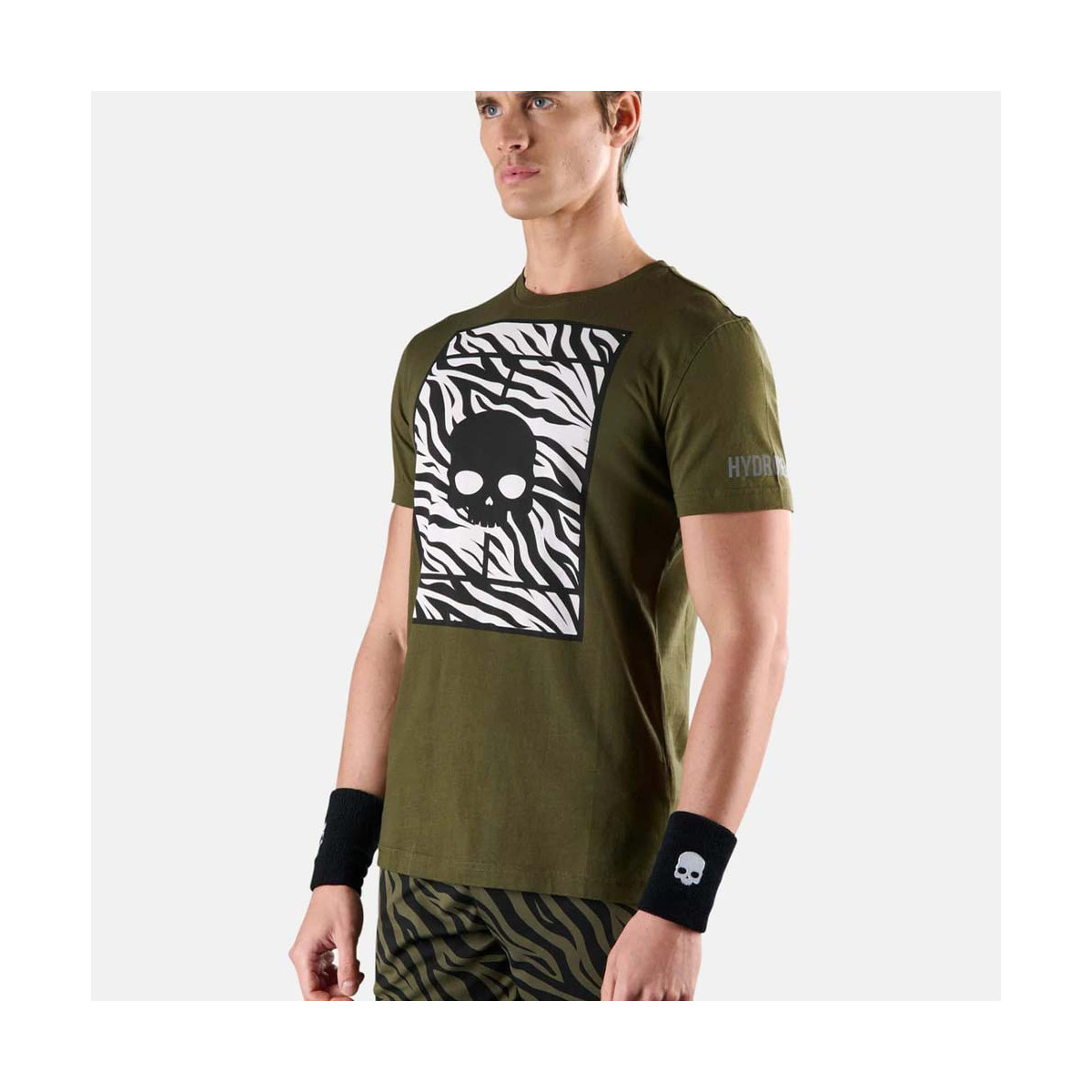 Hydrogen Tennis Court T-Shirt Gr&uuml;n / Wei&szlig;