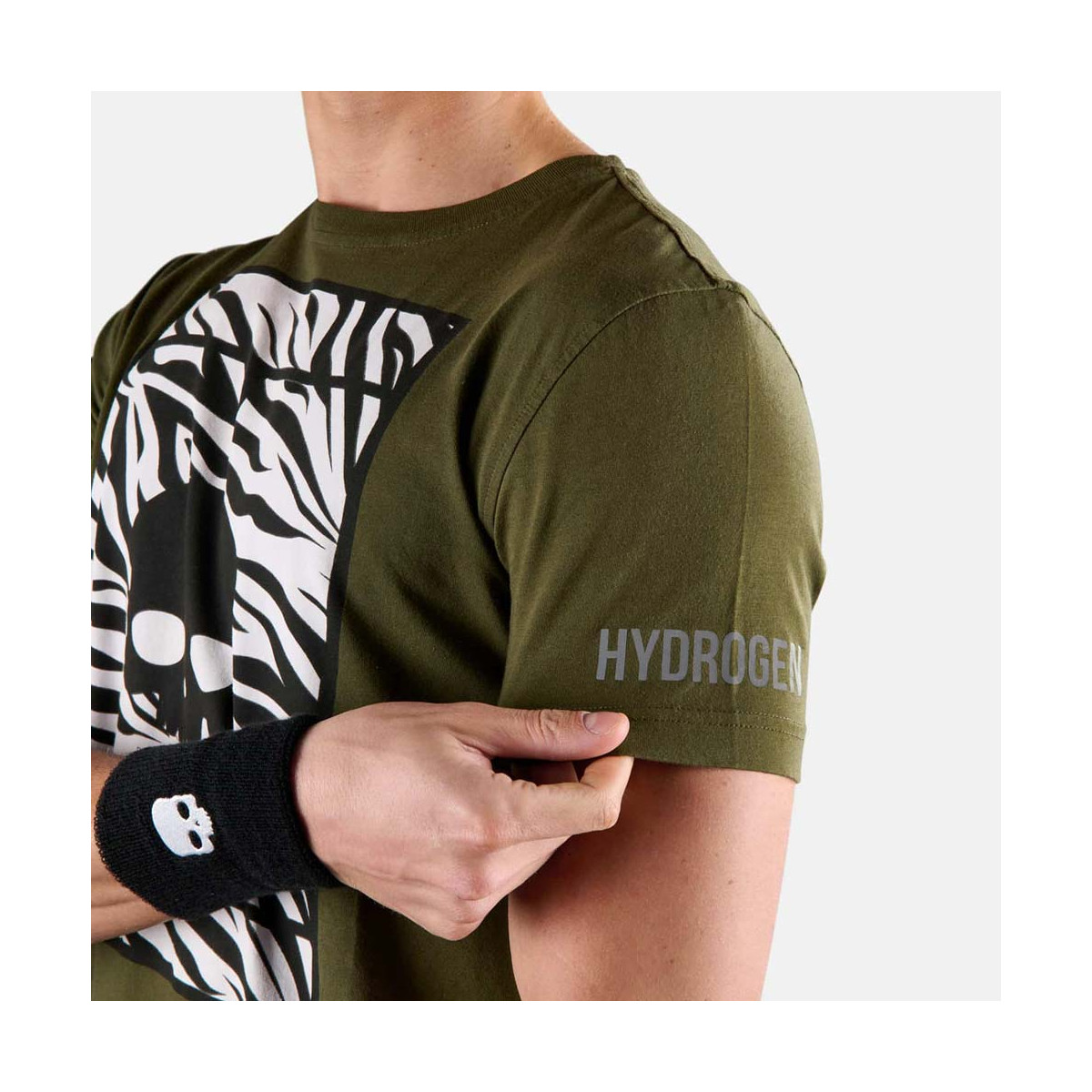Hydrogen Tennis Court T-Shirt Gr&uuml;n / Wei&szlig;