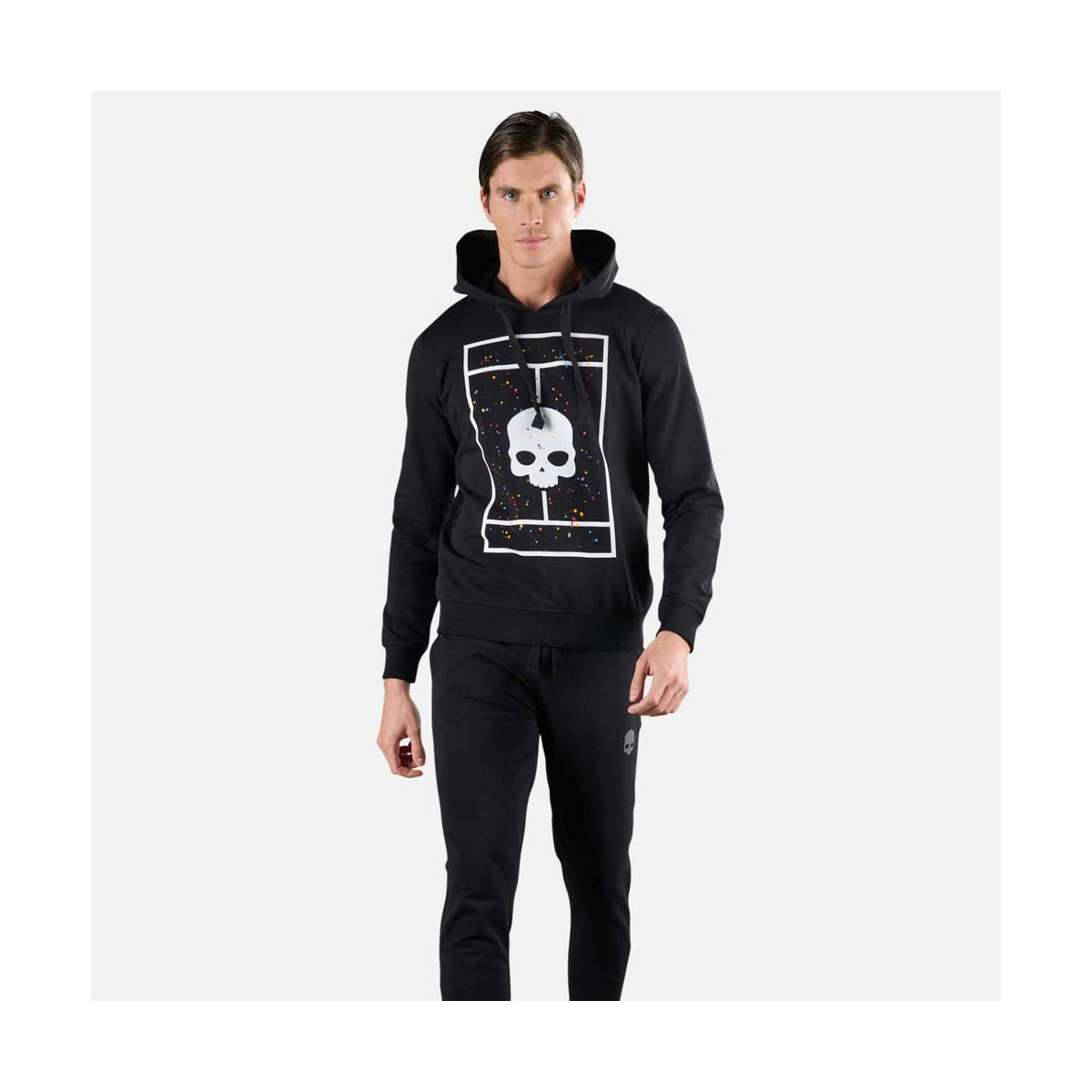 Hydrogen Court Spark Kapuzenpullover Schwarz