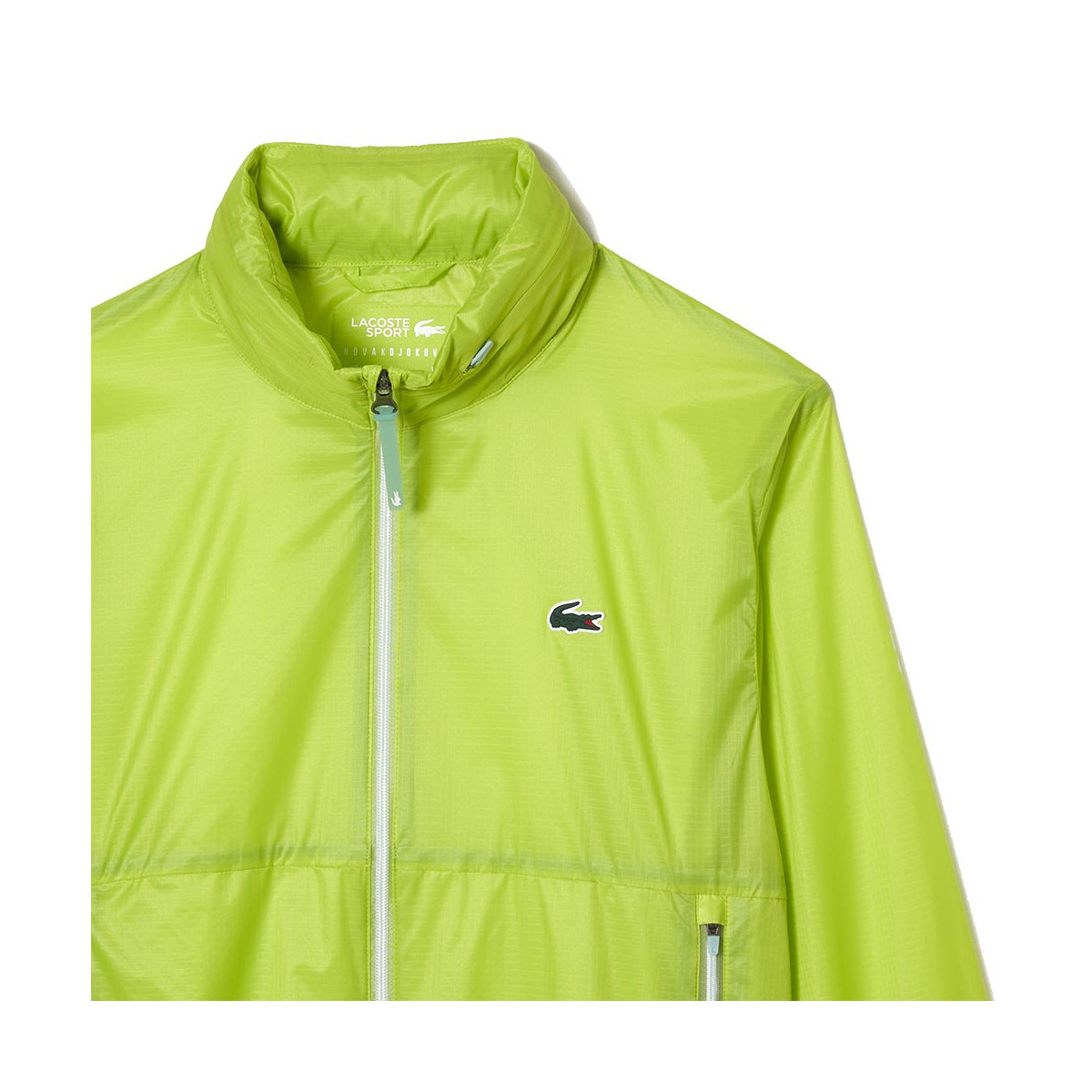 Lacoste Tennis x Novak Djokovic Trainingsjacke Gr&uuml;n