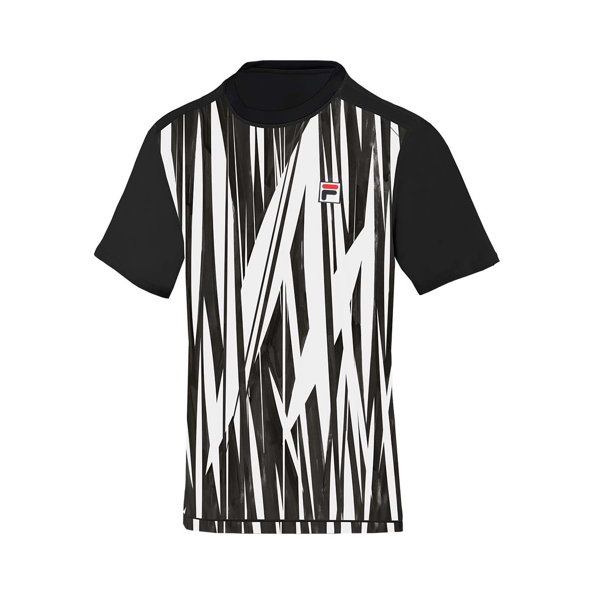 Fila Paris Theo T-Shirt Schwarz / Wei&szlig;