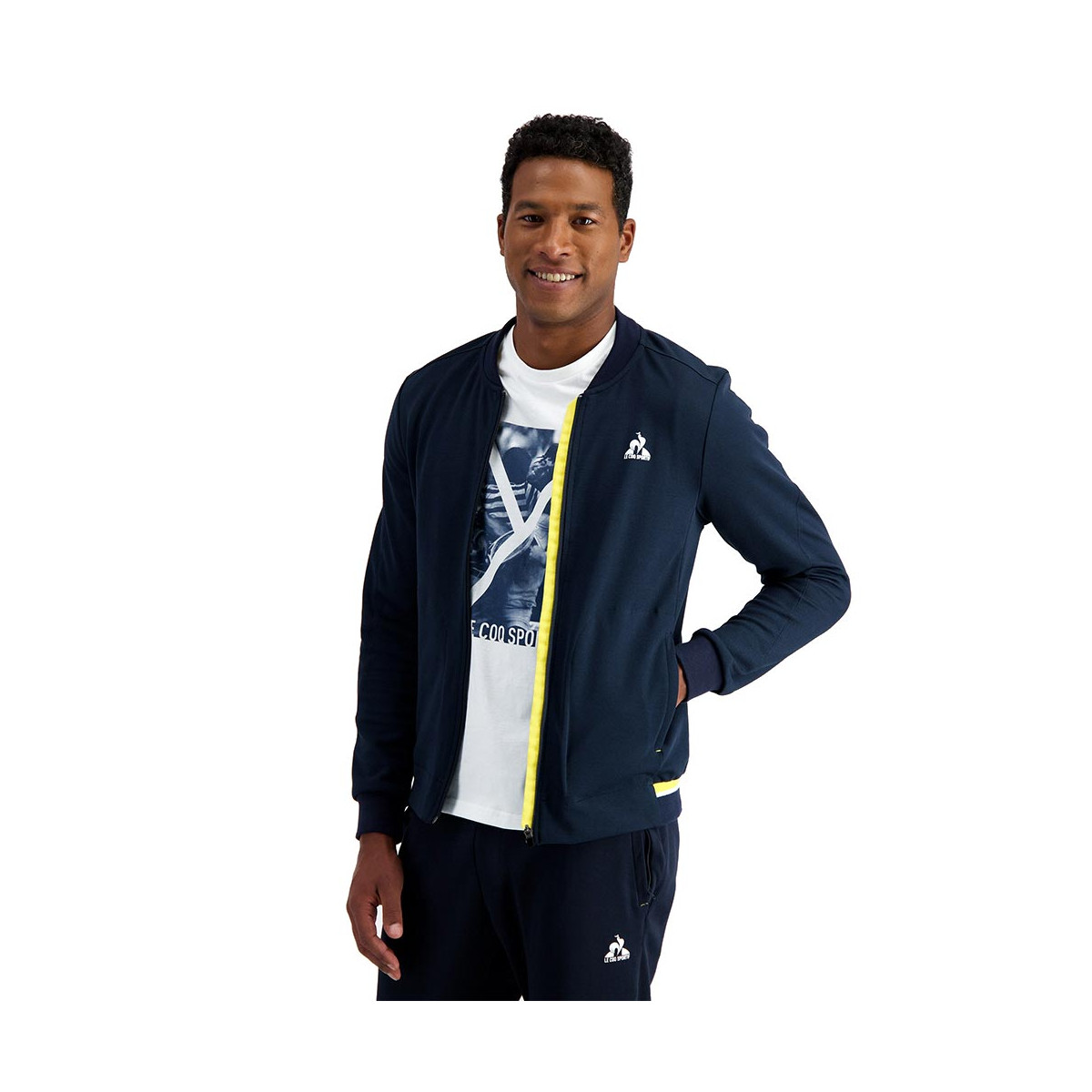 Le Coq Sportif Terre Battue 83 Trainingsjacke Marineblau