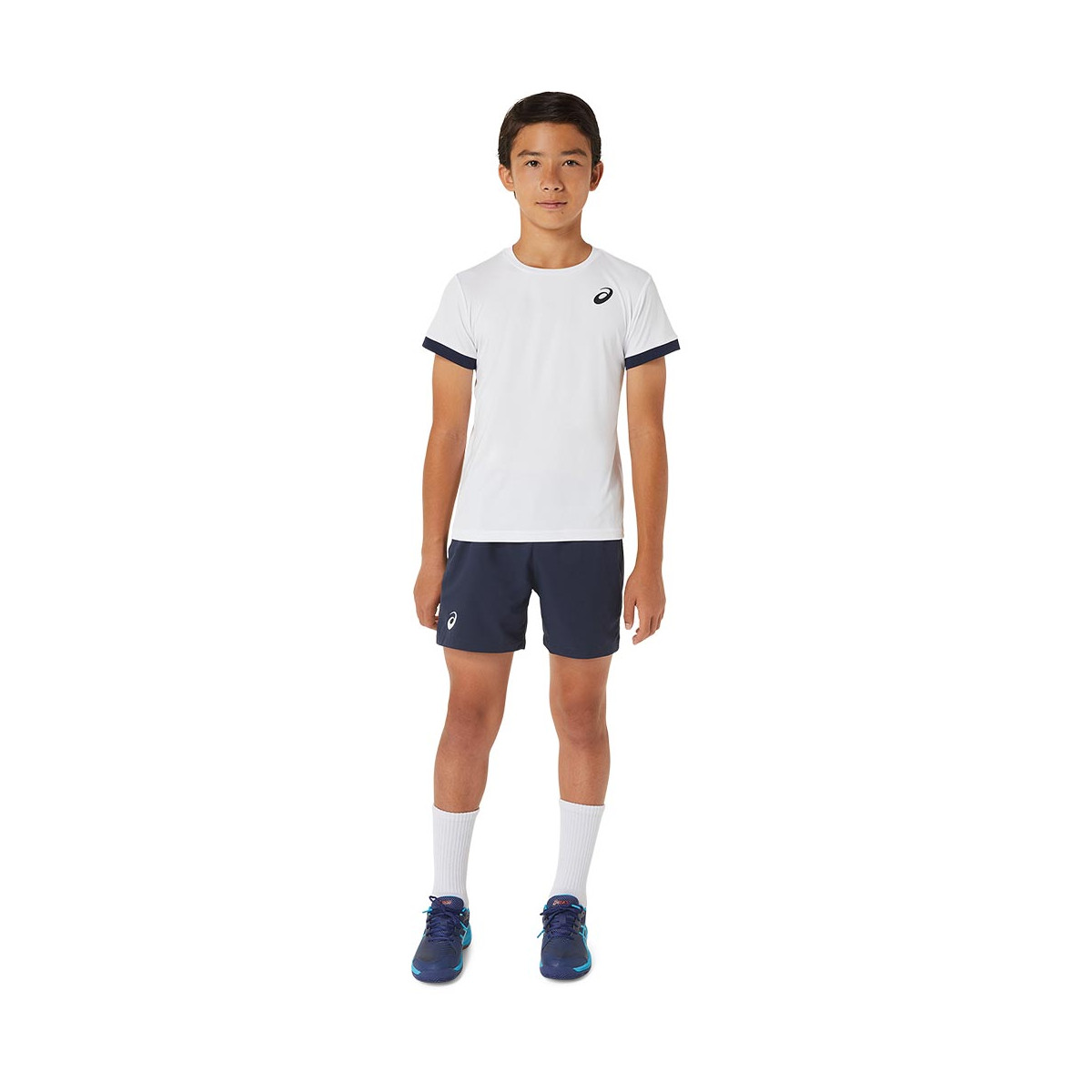 Asics Junior Short Marineblau