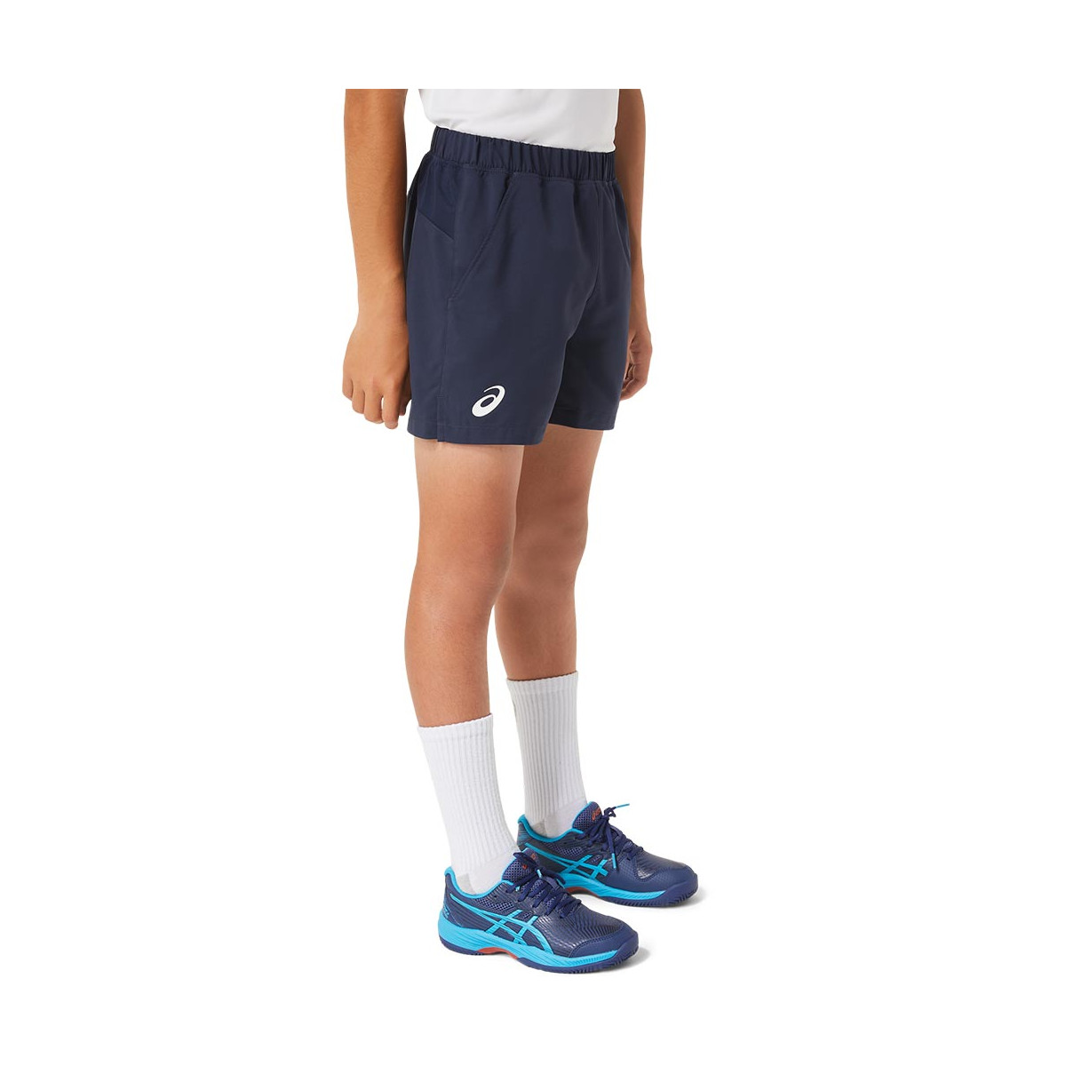 Asics Junior Short Marineblau