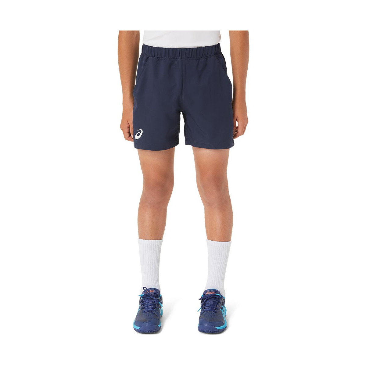 Asics Junior Short Marineblau