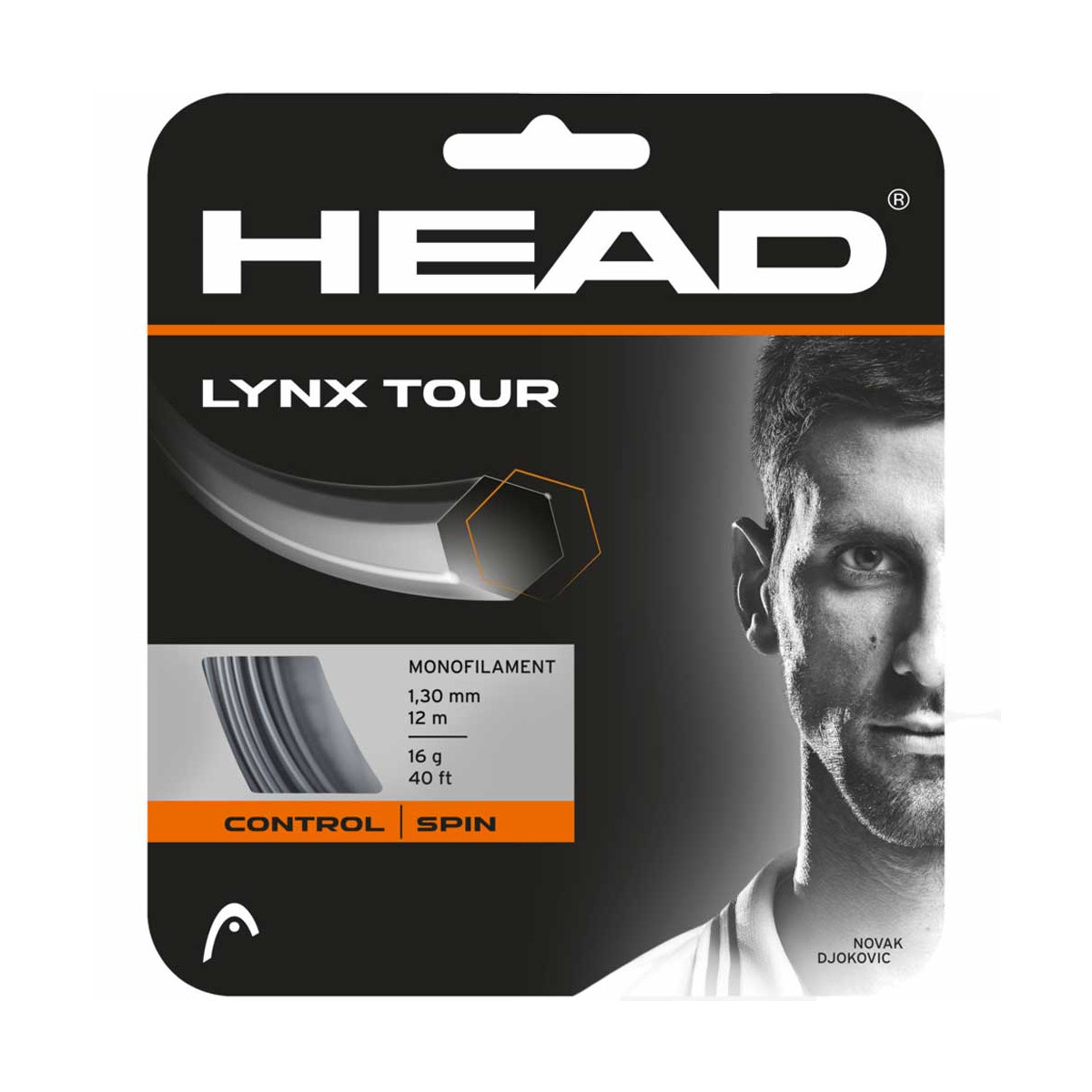 Head Lynx Tour Tennissaite Grau 12 m