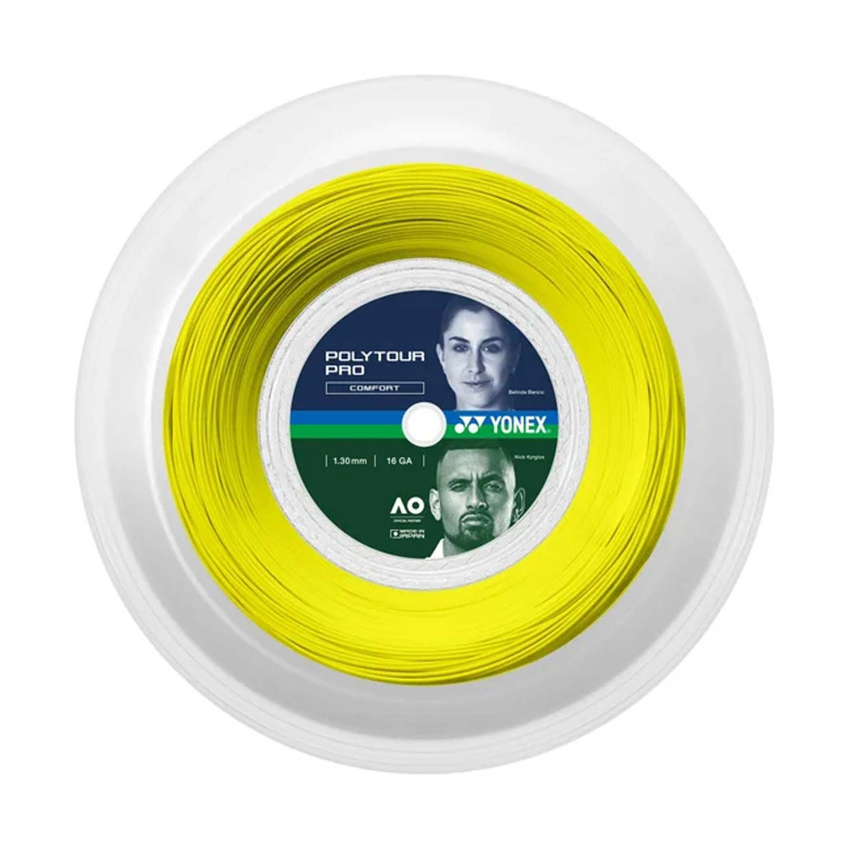 Yonex Poly Tour Pro Saitenrolle Gelb 200 m