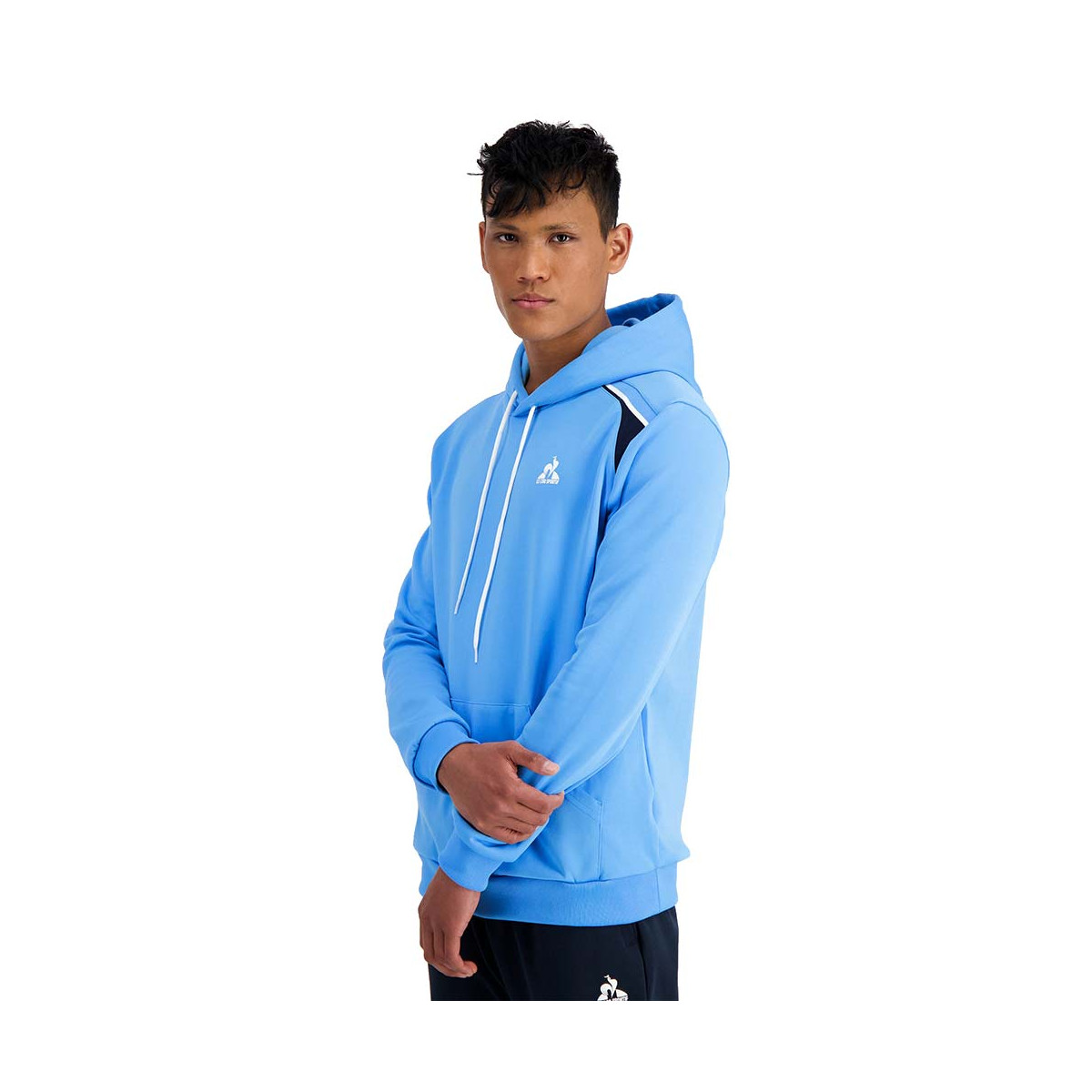 Le Coq Sportif Heritage Kapuzenpullover Blau