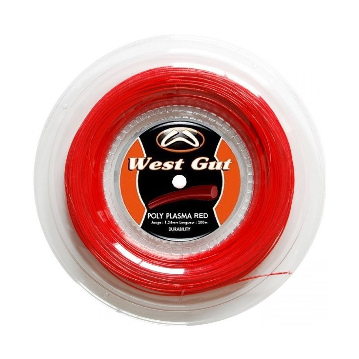 West Gut Poly Plasma Red MT20 Saitenrolle 200 m