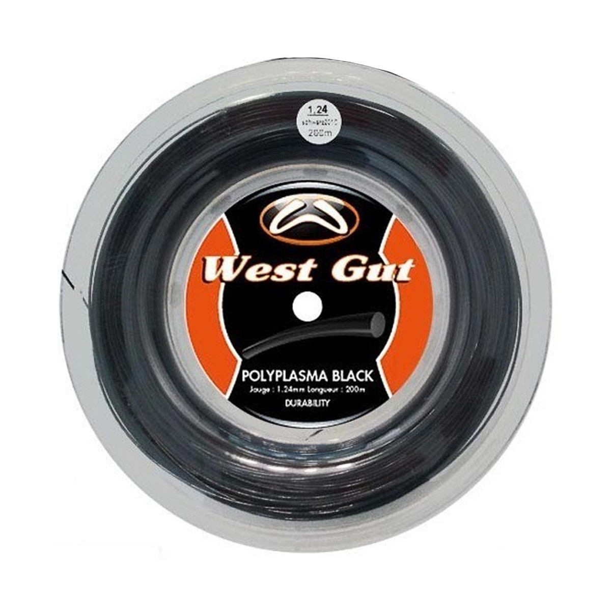 West Gut Poly Plasma Black MT17 Saitenrolle 200 m