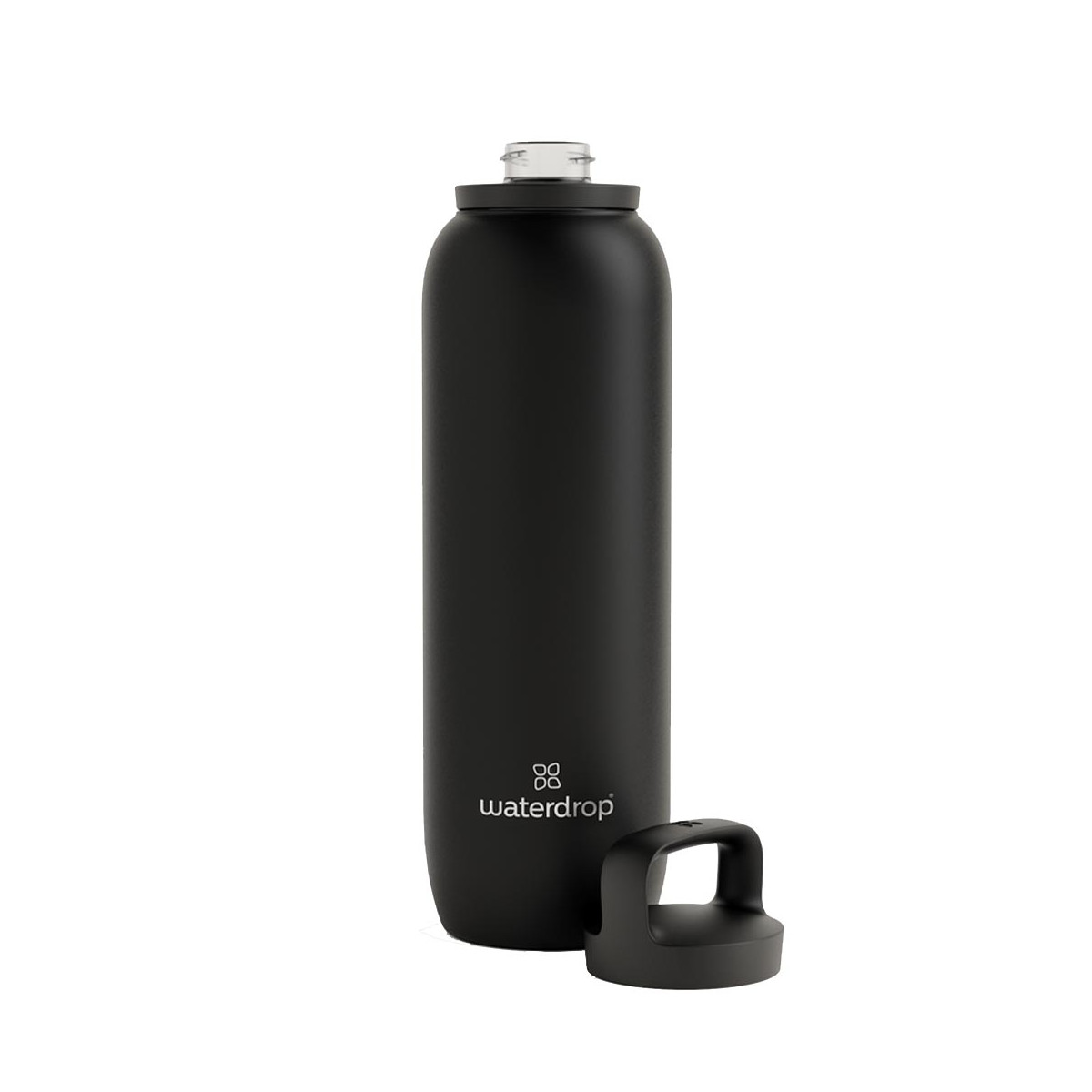 Waterdrop Thermo-Trinkflasche Schwarz
