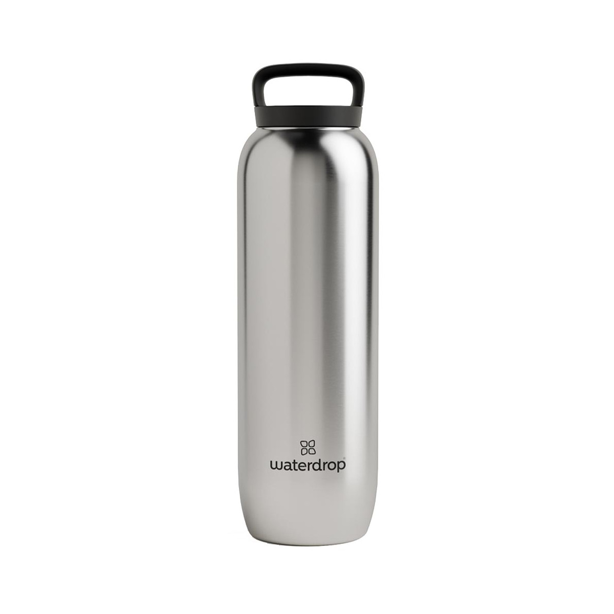 Waterdrop Thermo-Trinkflasche Grau