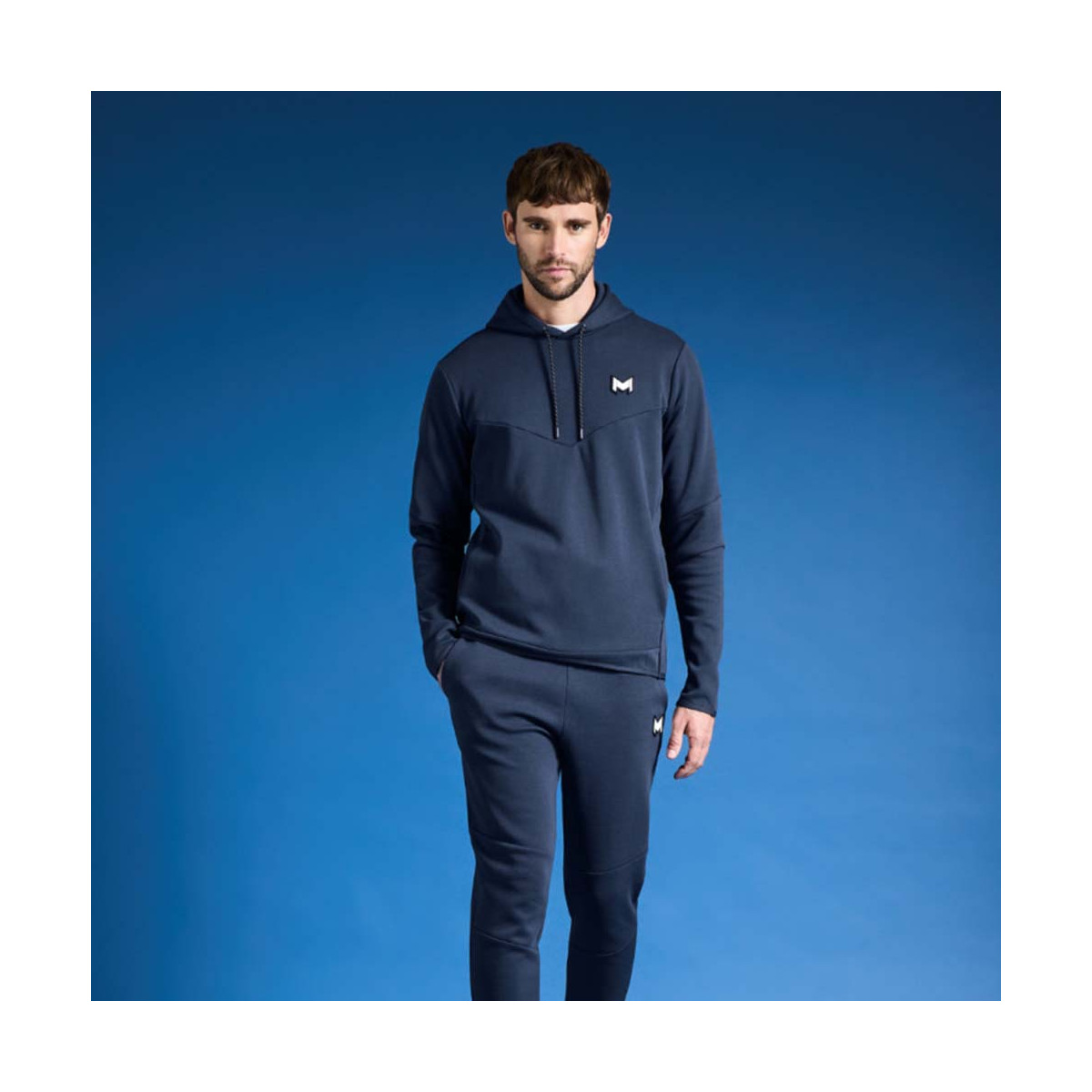 Mouratoglou Kapuzenpullover Marineblau